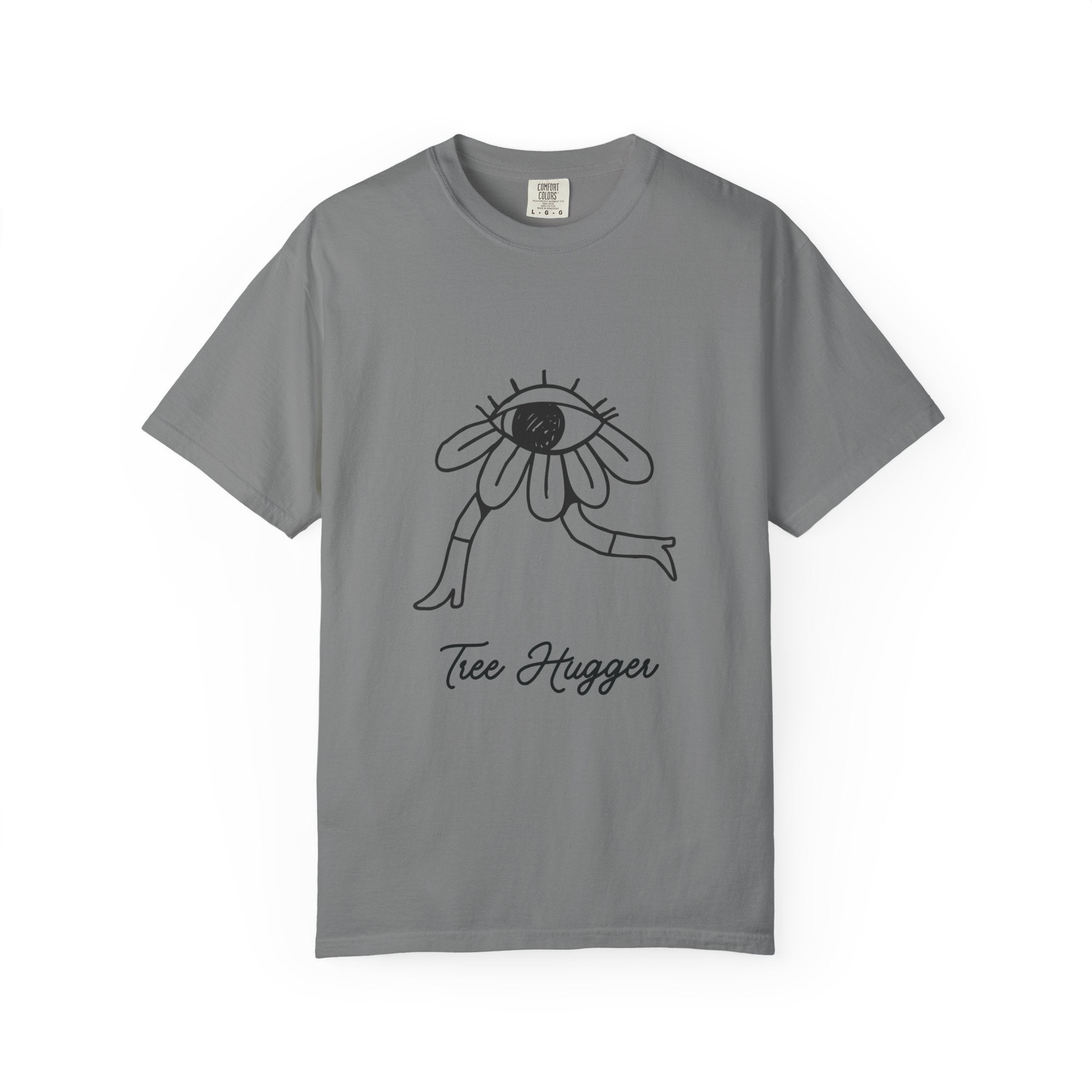 Tree Hugger Graphic T-Shirt — Daisy Eye Illustration