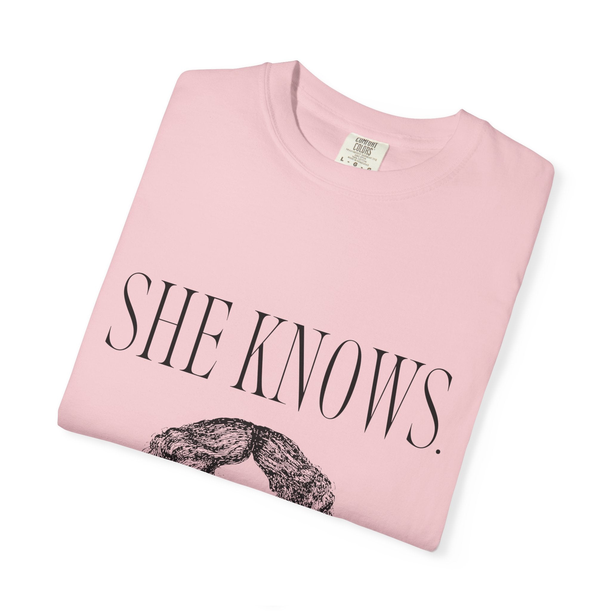 She Knows T-Shirt — Vintage Binoculars Graphic Tee