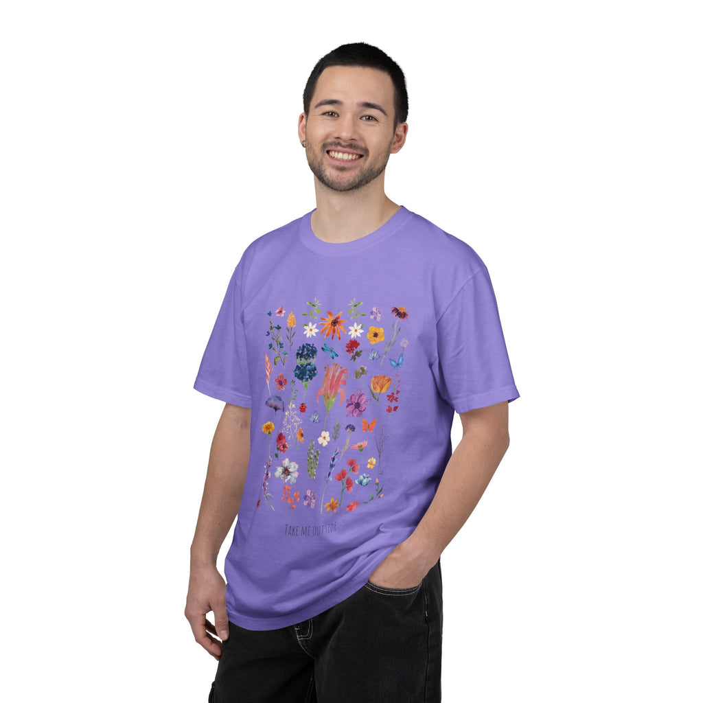 Floral Wildflower Tee — “The Mother” Graphic Botanical T-Shirt