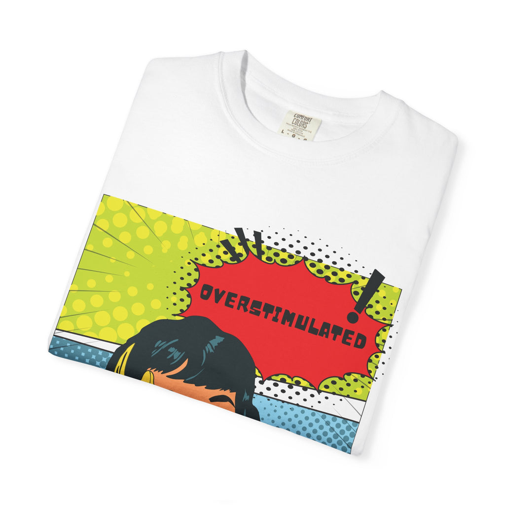 Pop Art 'Overstimulated' Graphic T-Shirt