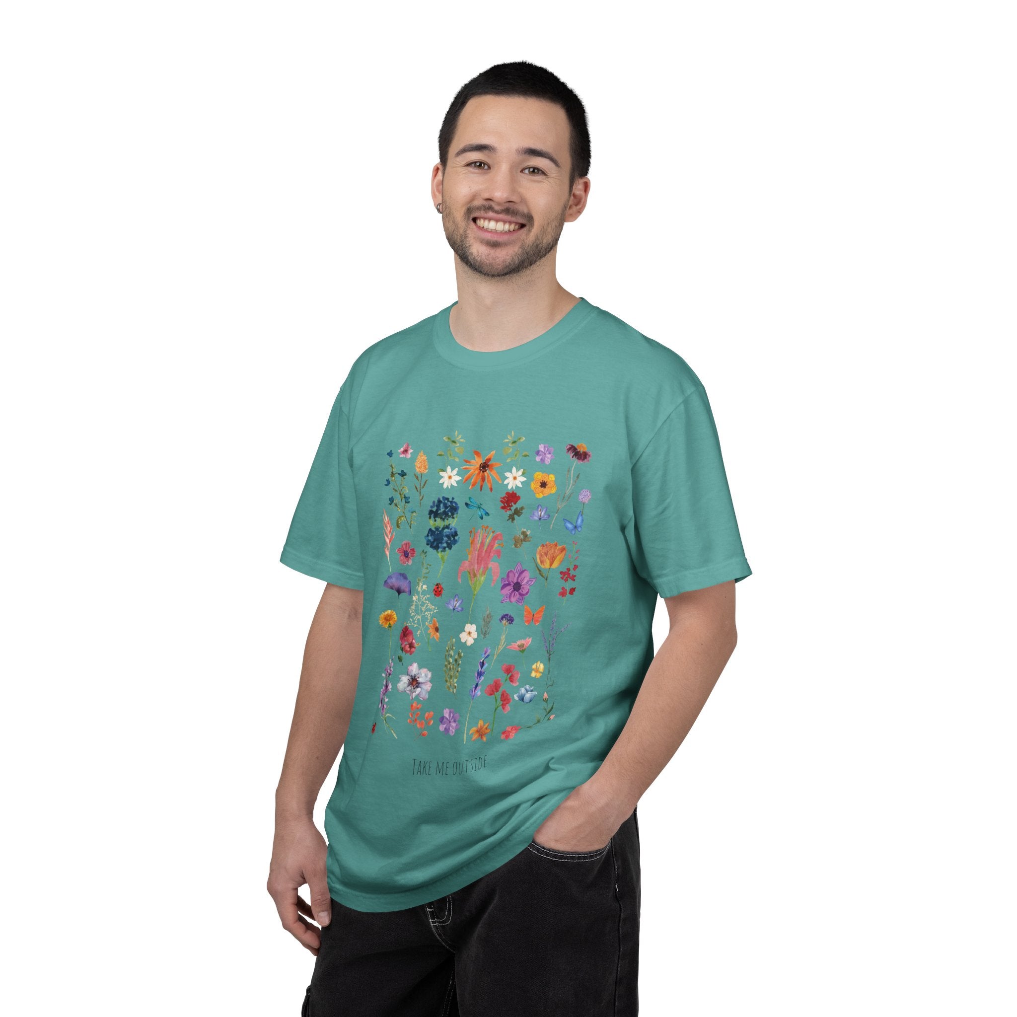 Floral Wildflower Tee — “The Mother” Graphic Botanical T-Shirt