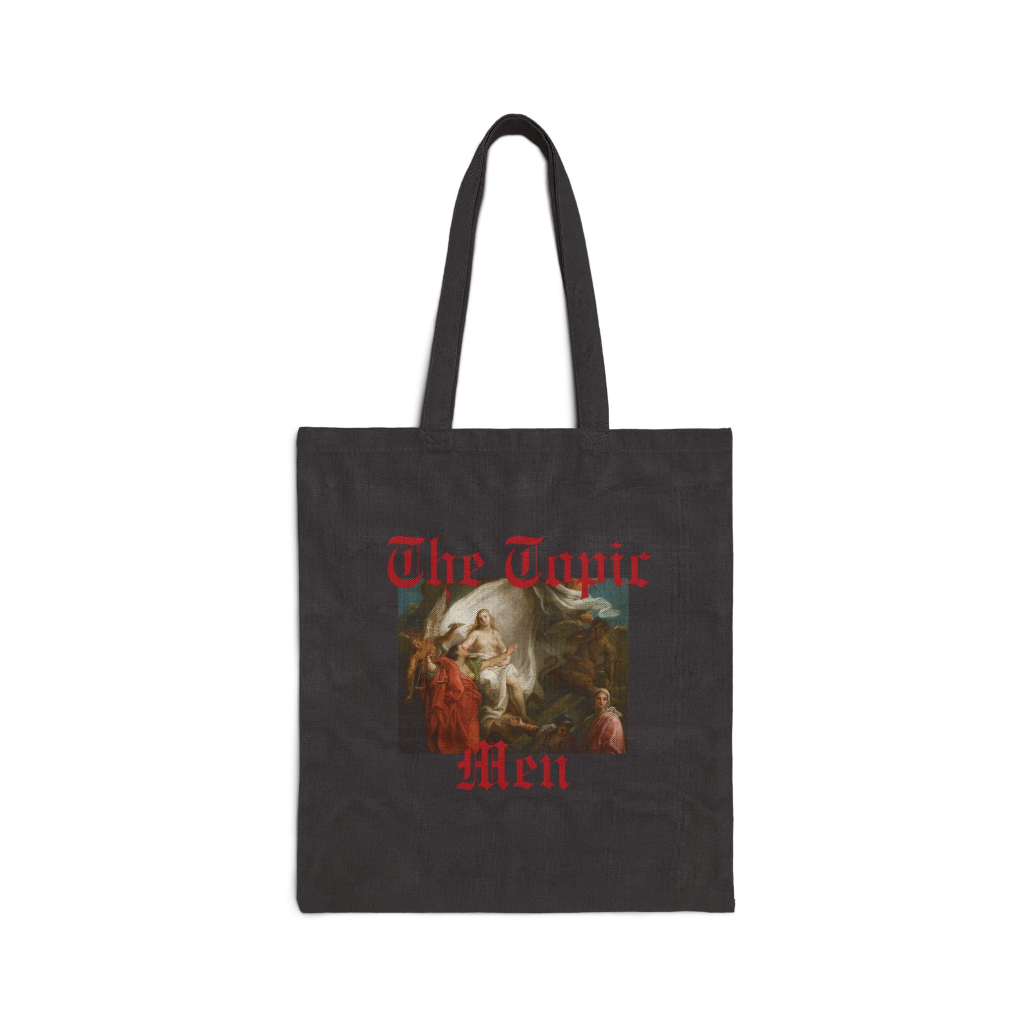 Tote Bag — 'The Toxic Men' Vintage Painting Tote for Feminist/Anti-Misogyny Activists