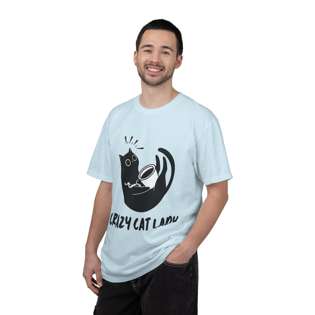 Crazy Cat Lady T-Shirt — Cute Black Cat Graphic Tee