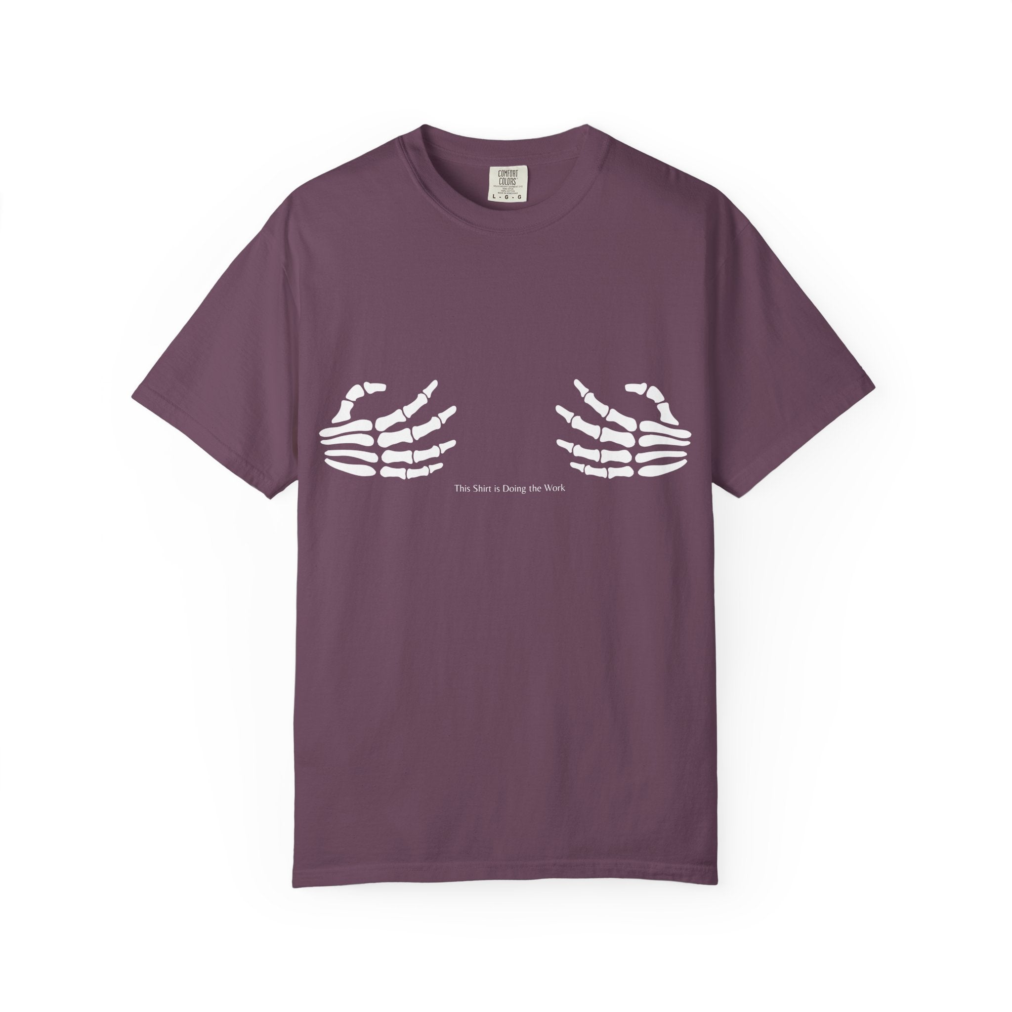 Skeleton Hands T‑Shirt — 'The Future Is Being Born' Graphic Tee