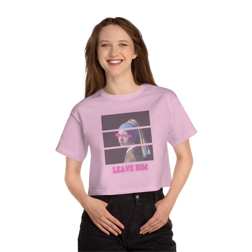 Champion Women's Heritage Cropped T-Shirt-Leave Him