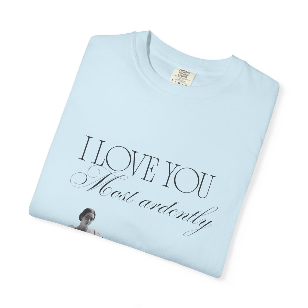 Romantic Vintage 'I Love You Most Ardently' T-Shirt