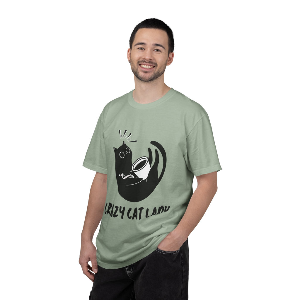 Crazy Cat Lady T-Shirt — Cute Black Cat Graphic Tee