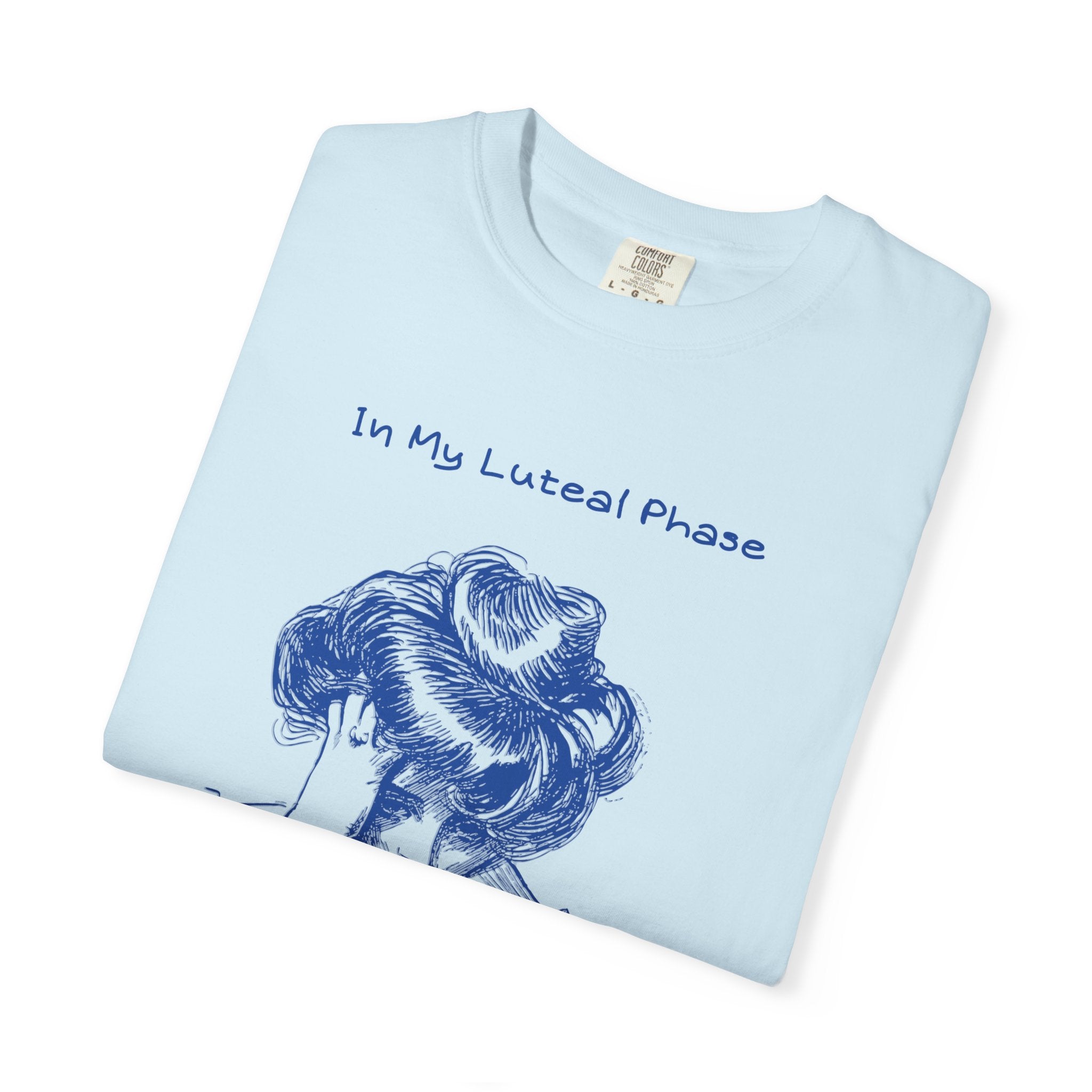 Luteal Phase Vintage Illustration Tee — "In My Luteal Phase" T-Shirt