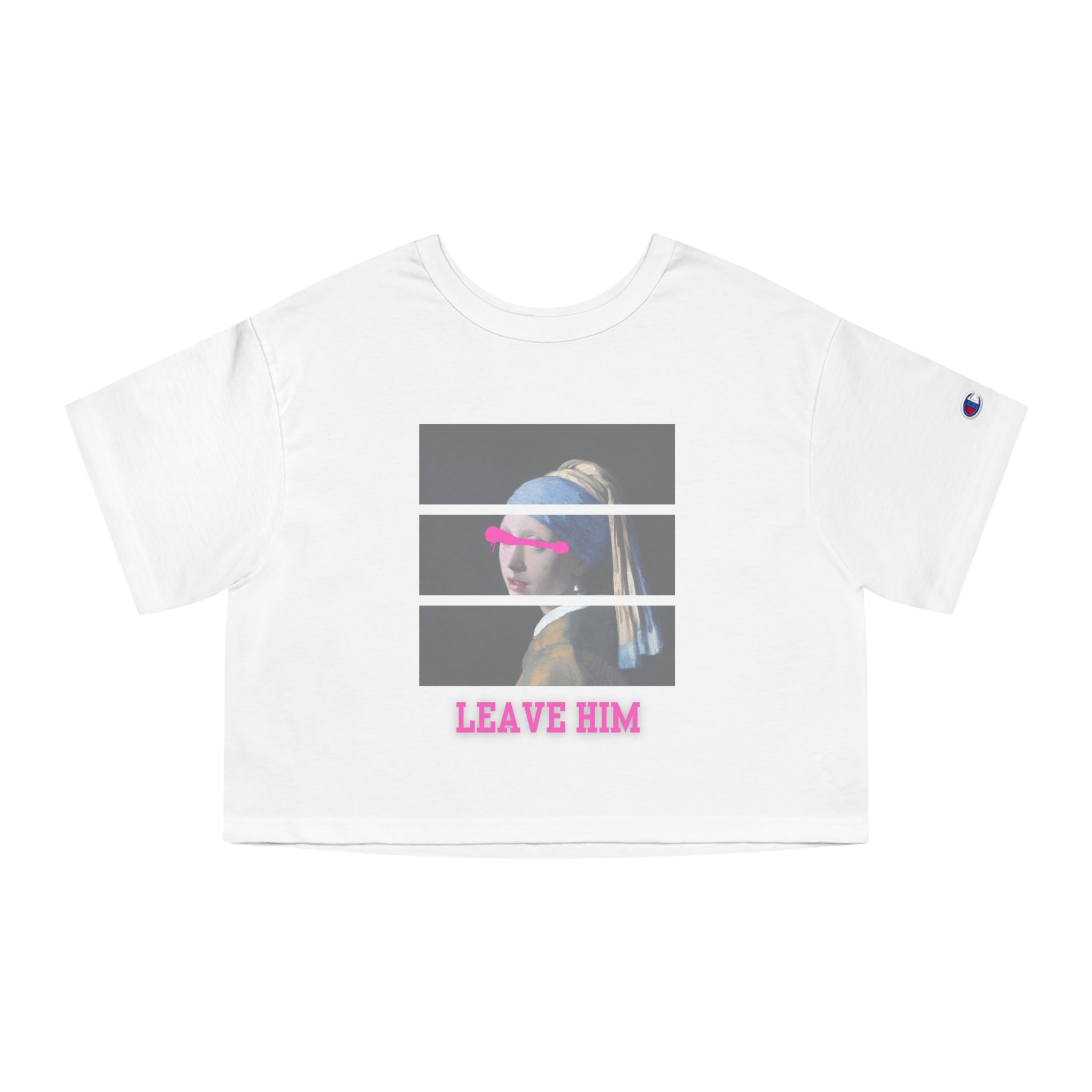 Champion Women's Heritage Cropped T-Shirt-Leave Him