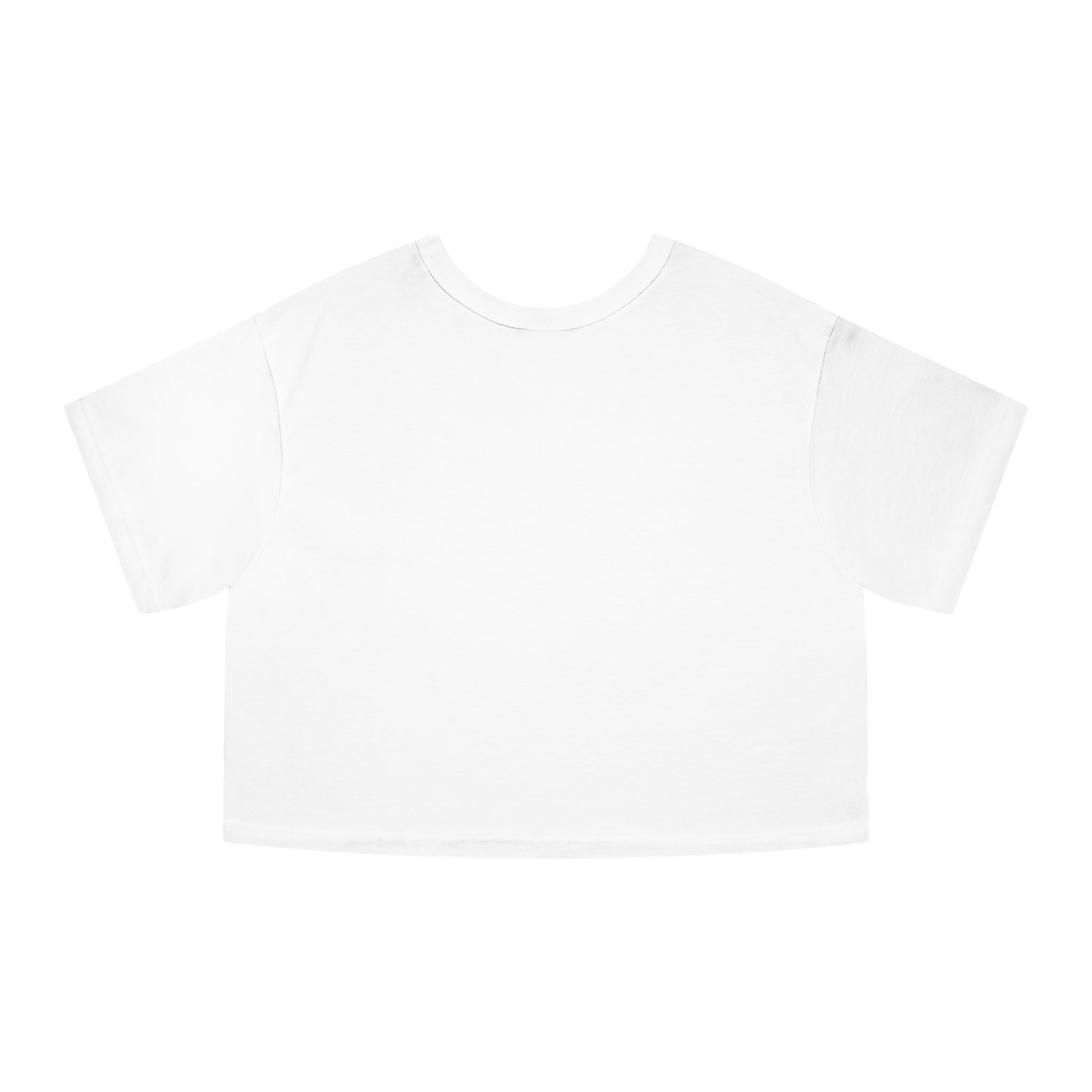 Feminine Rage Cropped T-Shirt — "Feminine Rage Looks Good On Me" Graphic