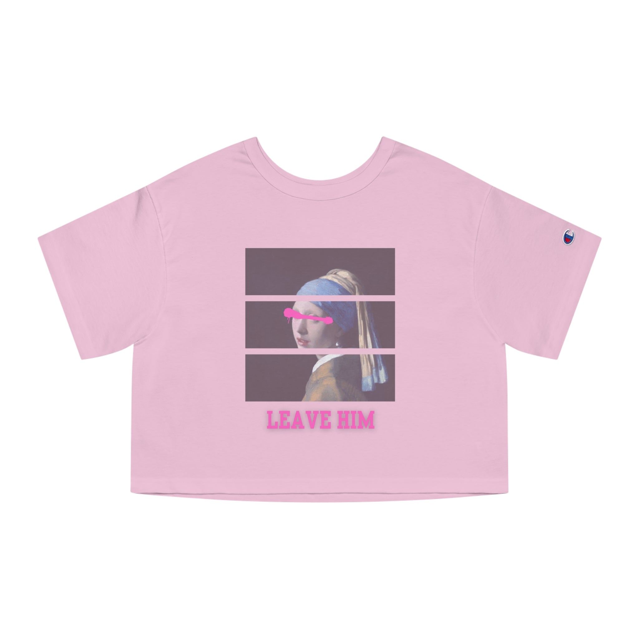 Champion Women's Heritage Cropped T-Shirt-Leave Him