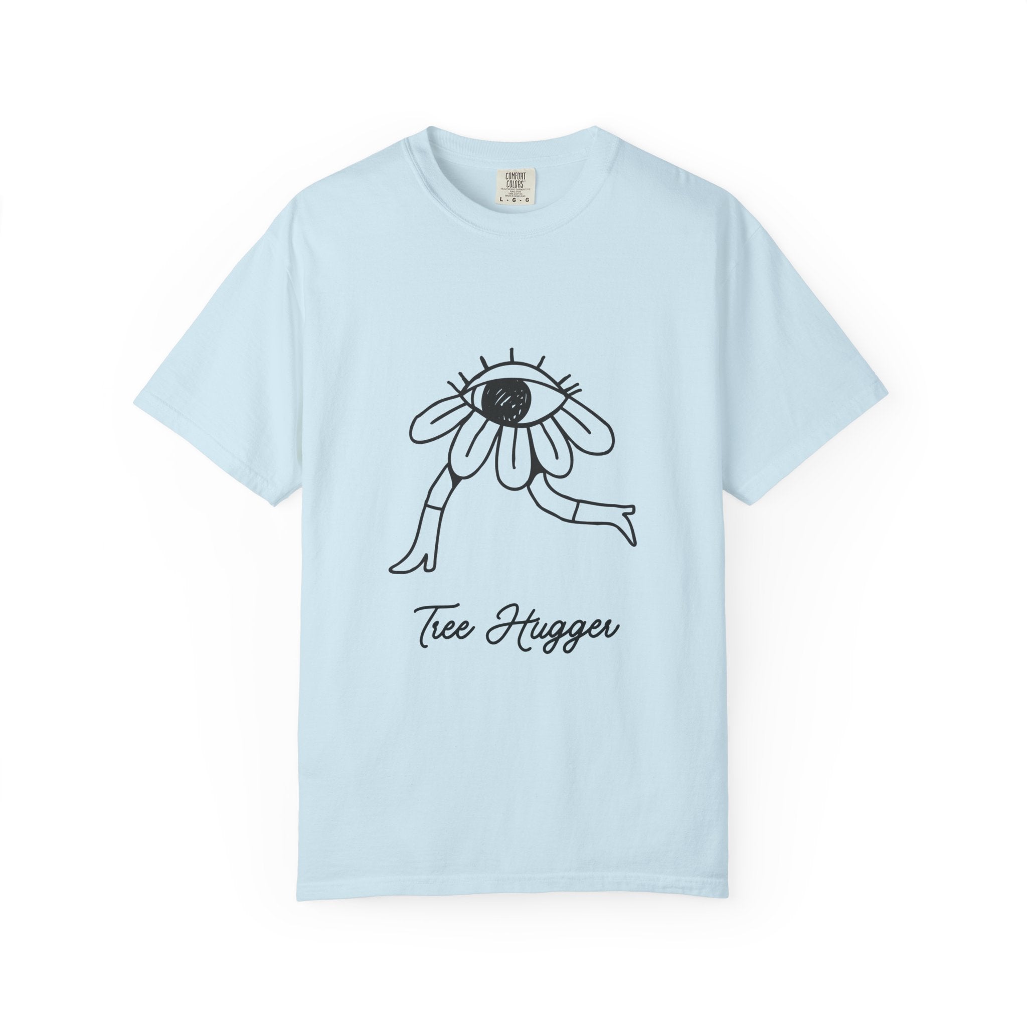 Tree Hugger Graphic T-Shirt — Daisy Eye Illustration