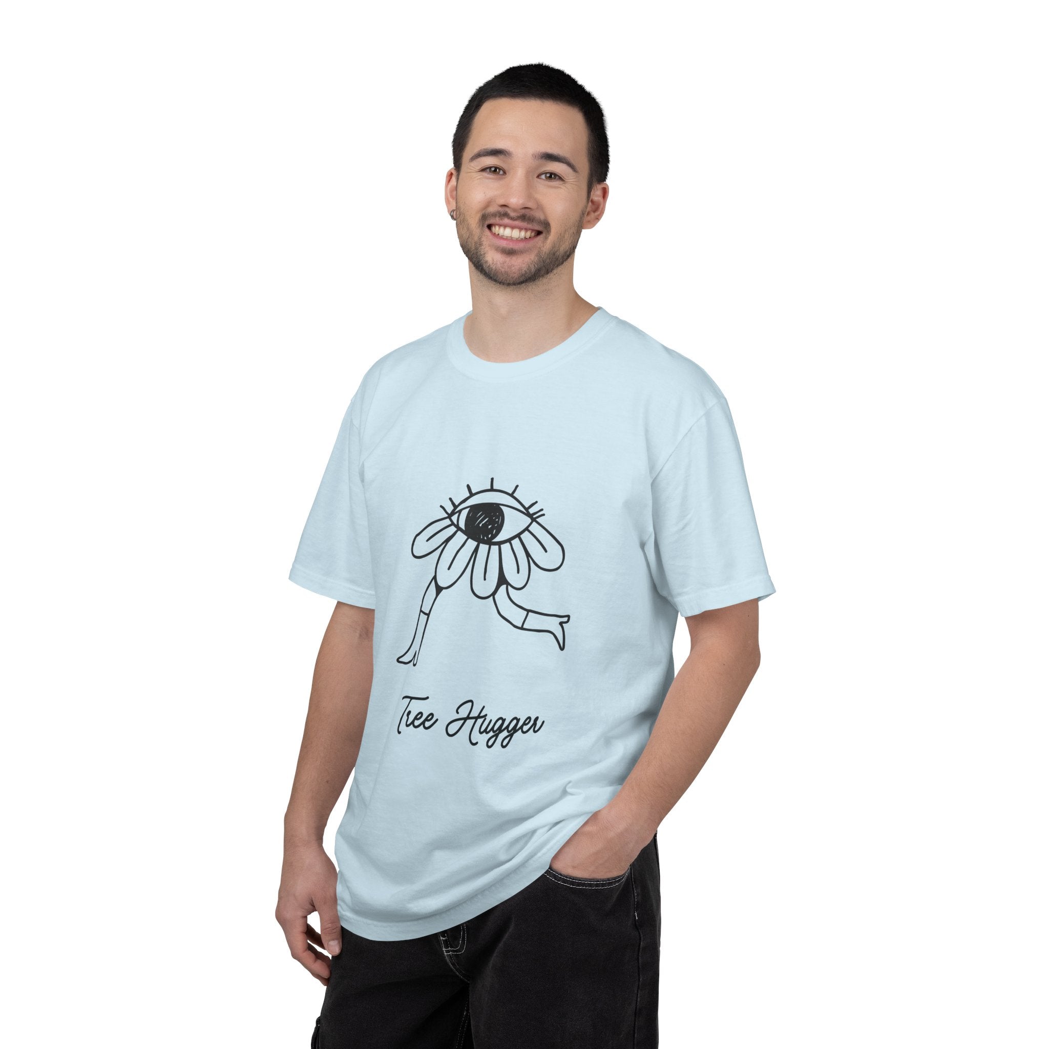 Tree Hugger Graphic T-Shirt — Daisy Eye Illustration