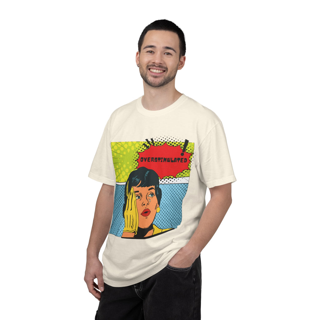 Pop Art 'Overstimulated' Graphic T-Shirt