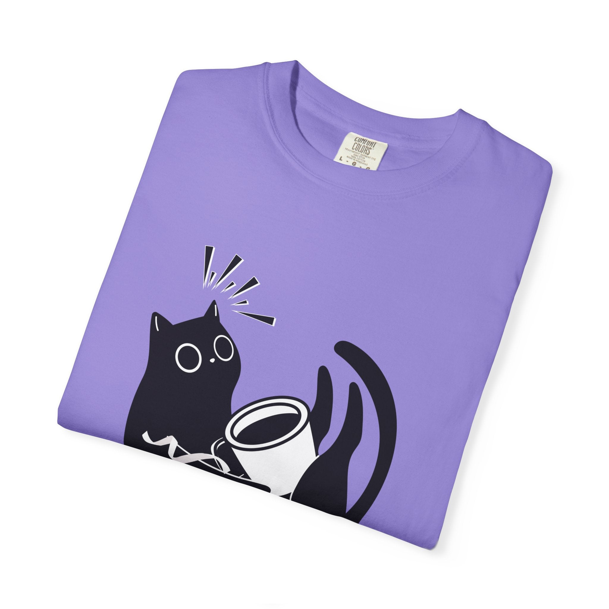 Crazy Cat Lady T-Shirt — Cute Black Cat Graphic Tee