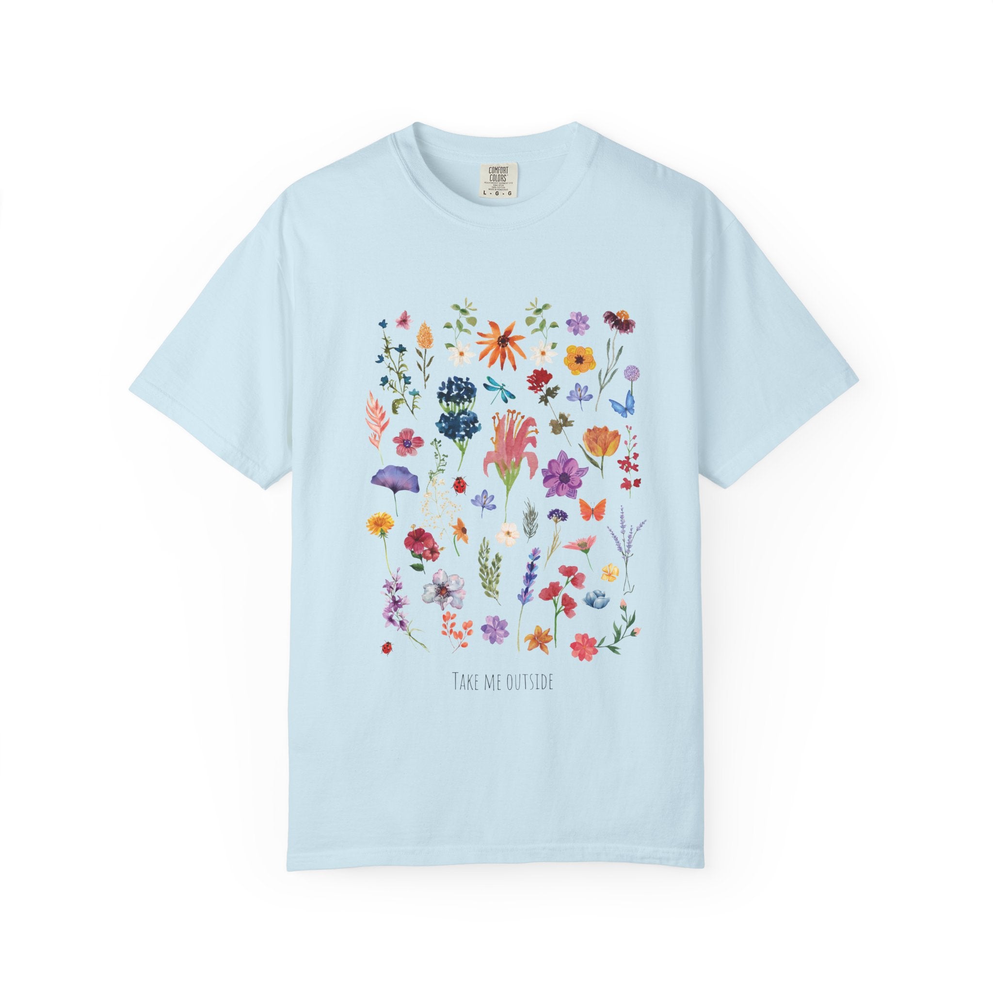 Floral Wildflower Tee — “The Mother” Graphic Botanical T-Shirt