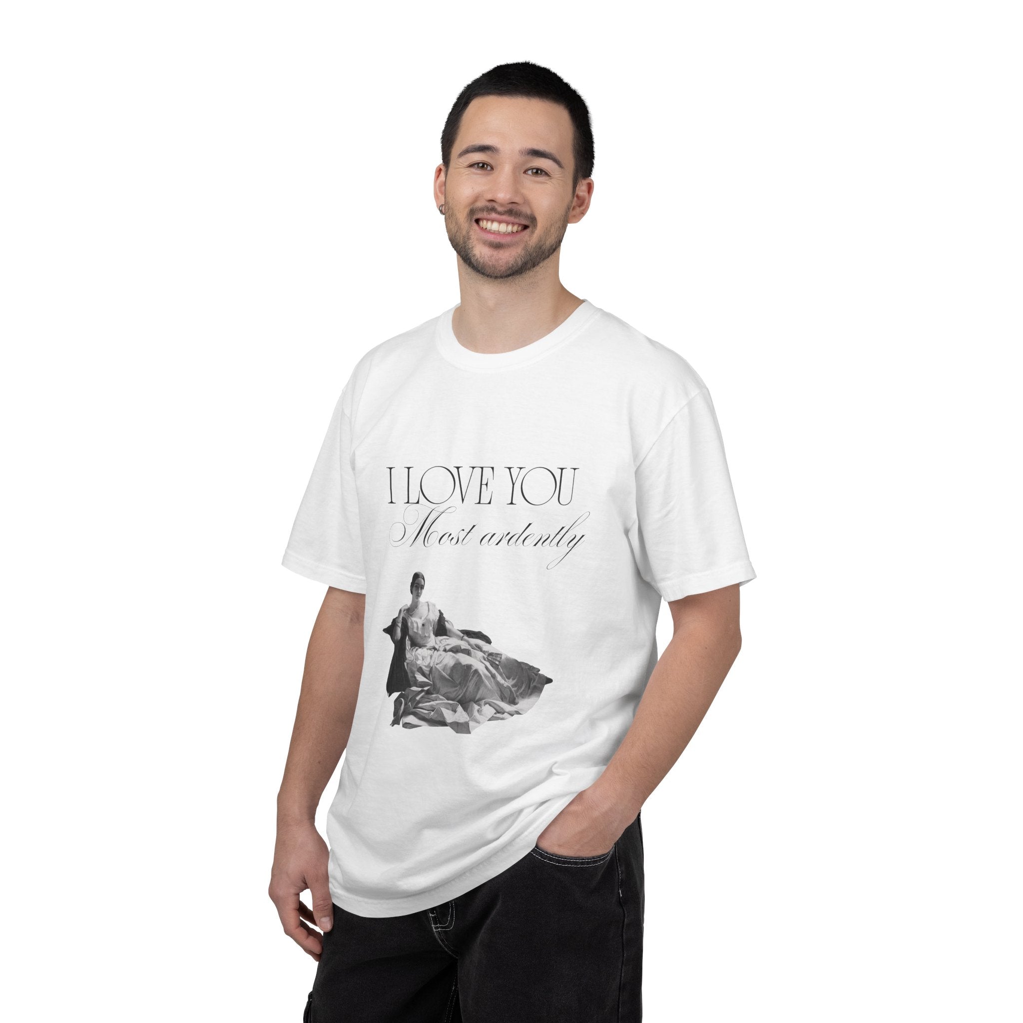 Romantic Vintage 'I Love You Most Ardently' T-Shirt