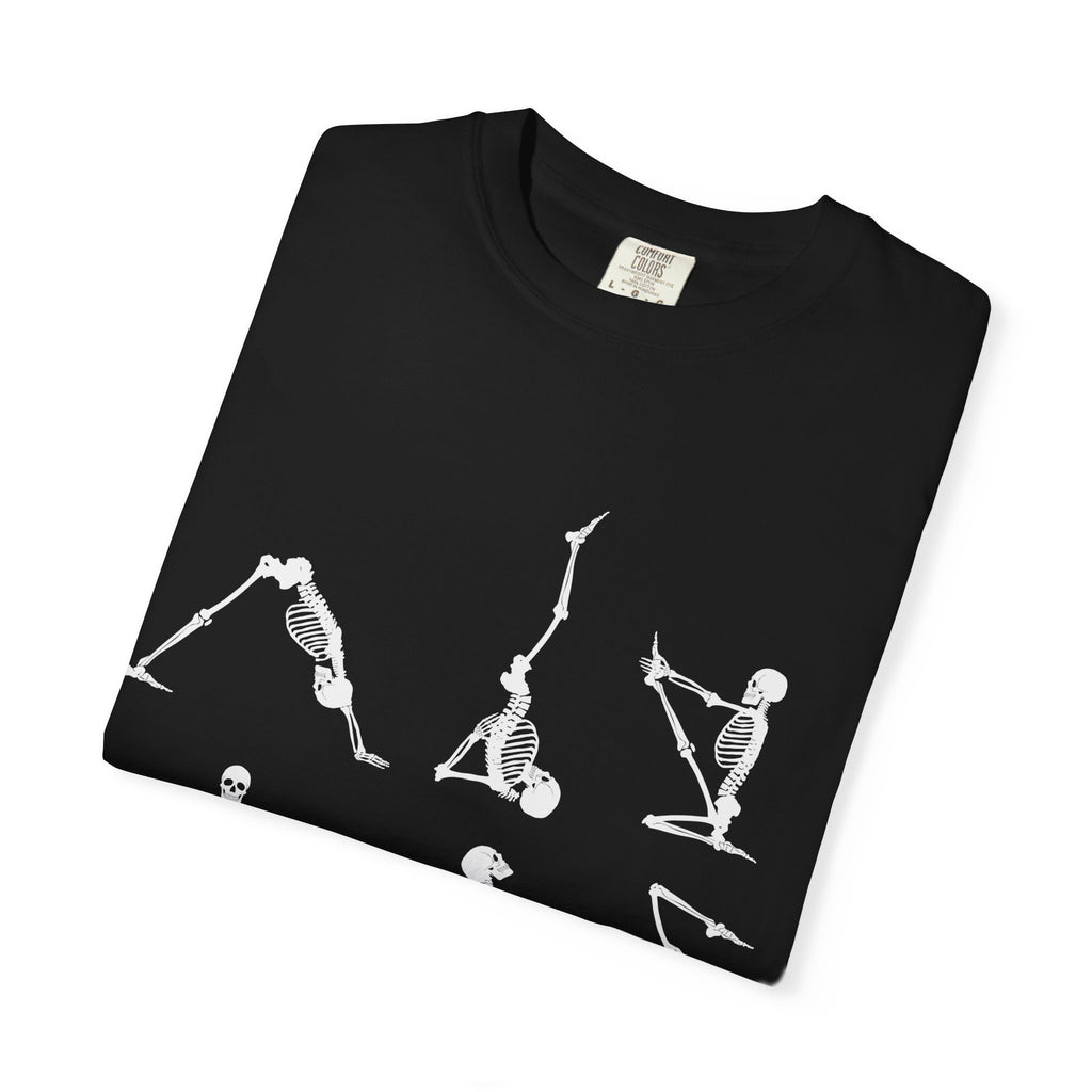 Yoga Skeleton T‑Shirt — 'I'm Trying My Best' Funny Yoga Tee