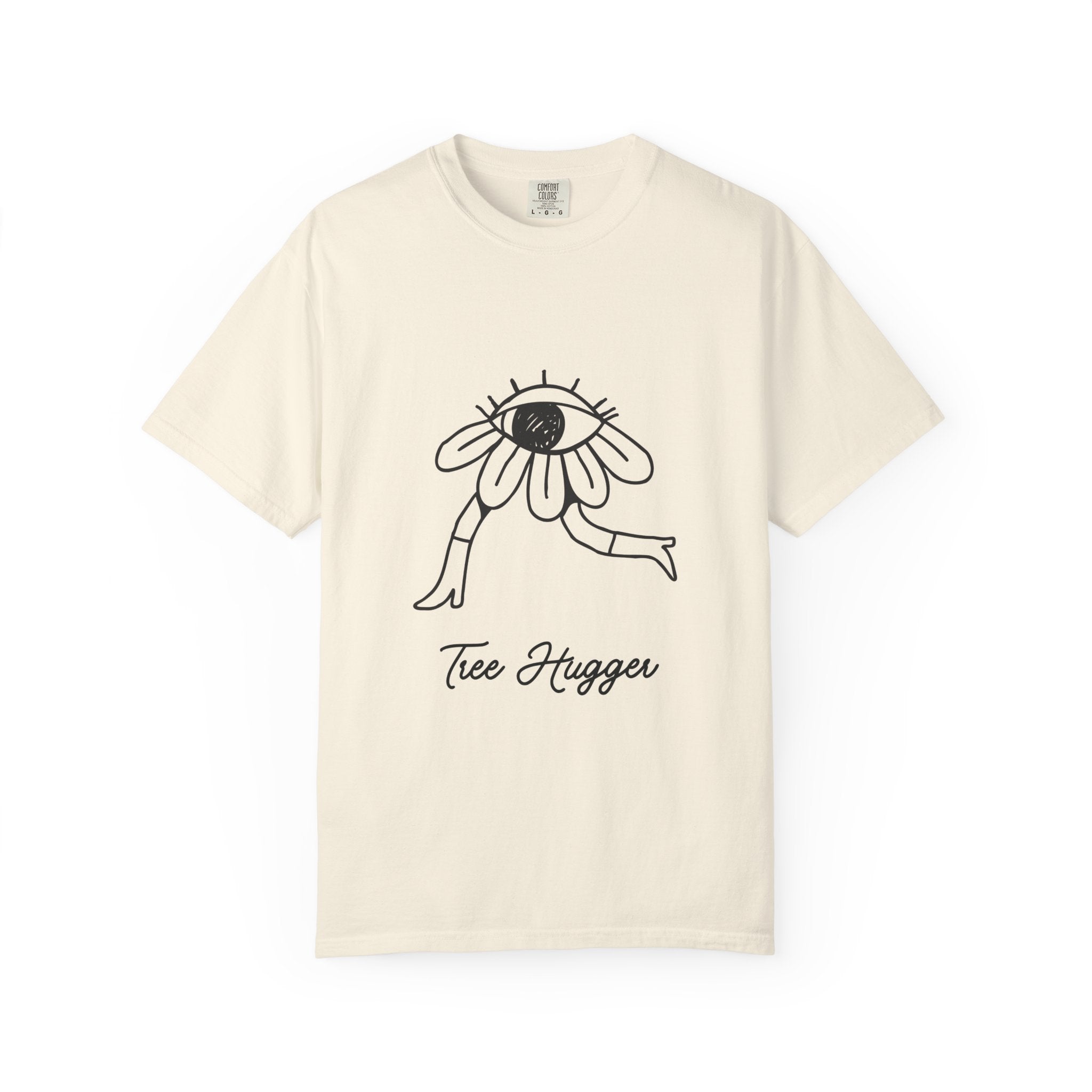 Tree Hugger Graphic T-Shirt — Daisy Eye Illustration