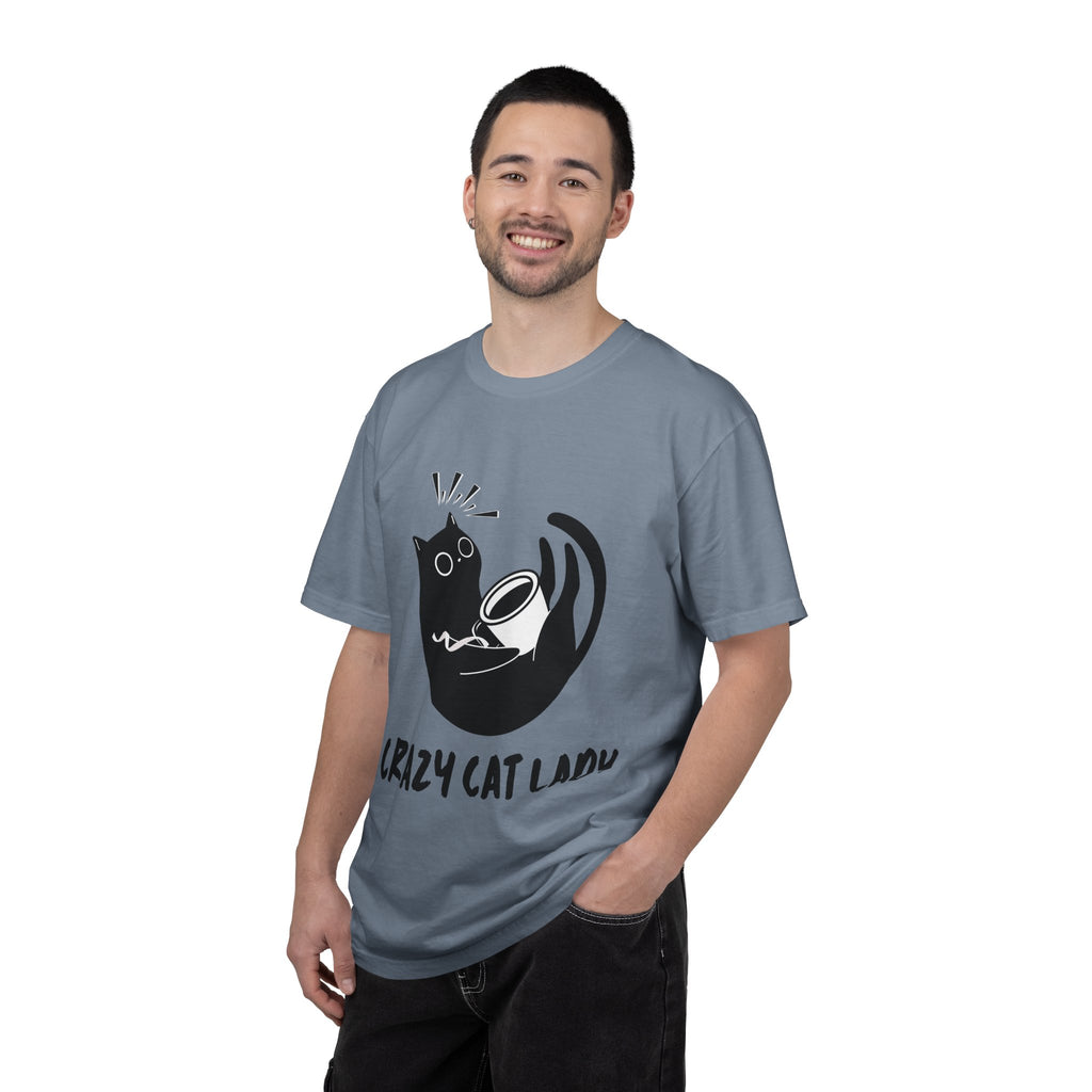 Crazy Cat Lady T-Shirt — Cute Black Cat Graphic Tee
