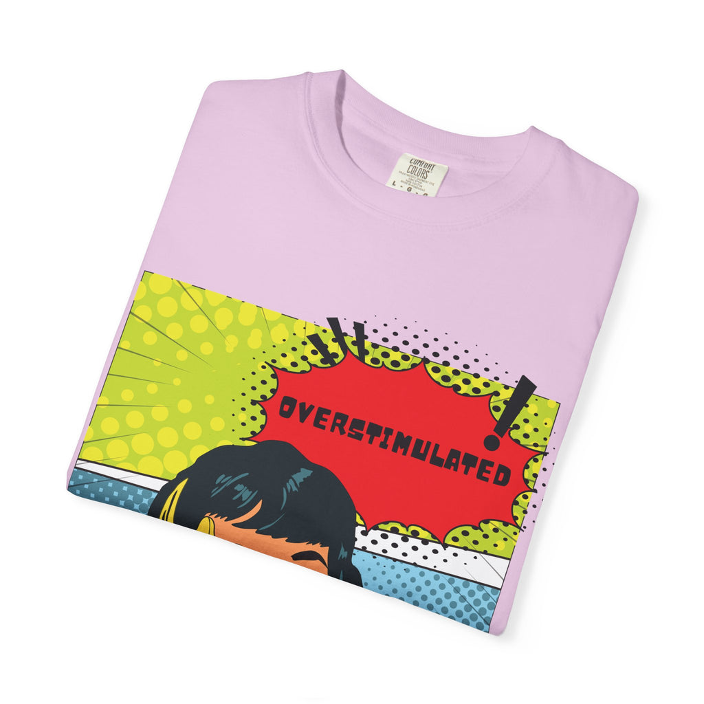 Pop Art 'Overstimulated' Graphic T-Shirt