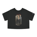 Cropped Tee — Vintage Portrait 'Not Impressed' Graphic
