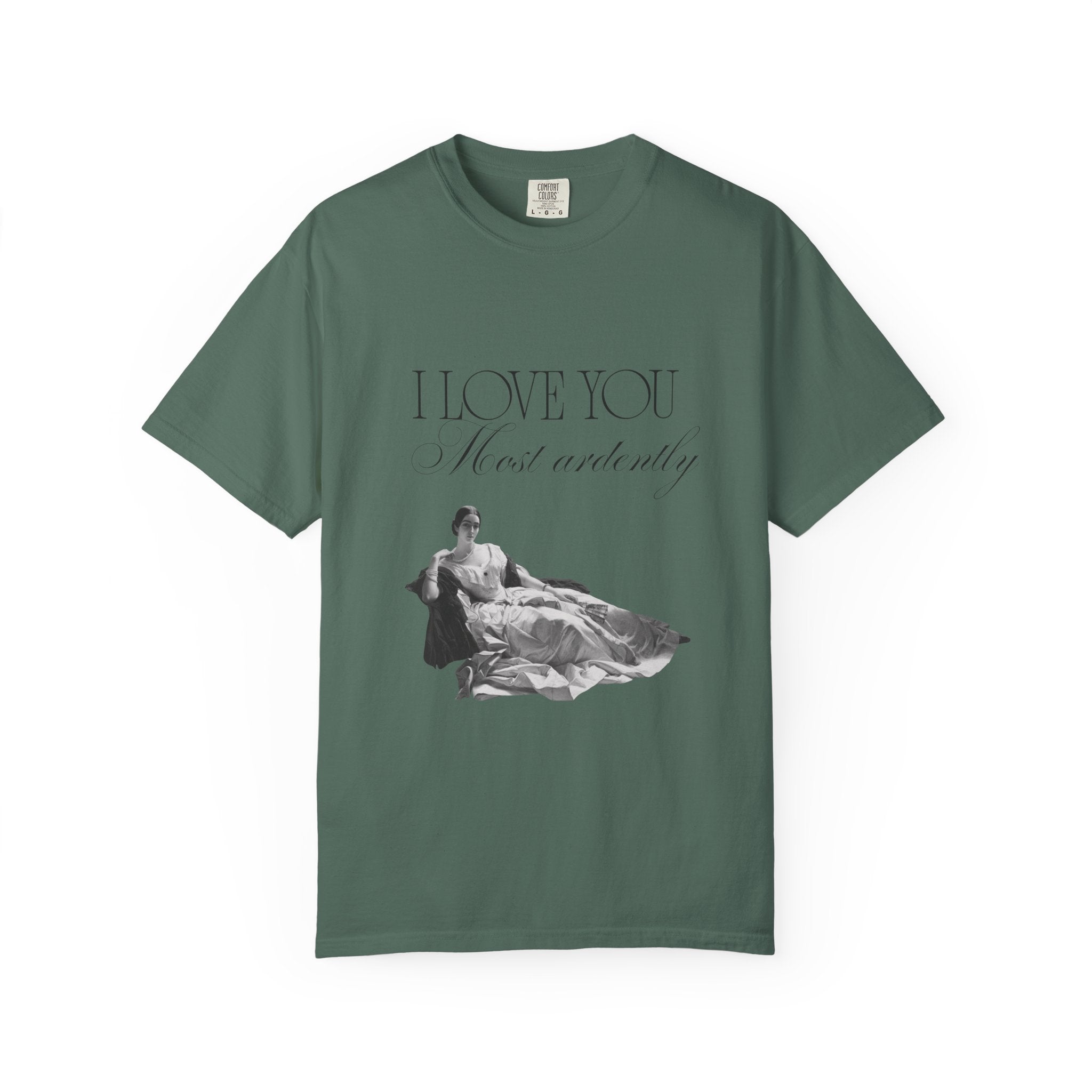 Romantic Vintage 'I Love You Most Ardently' T-Shirt