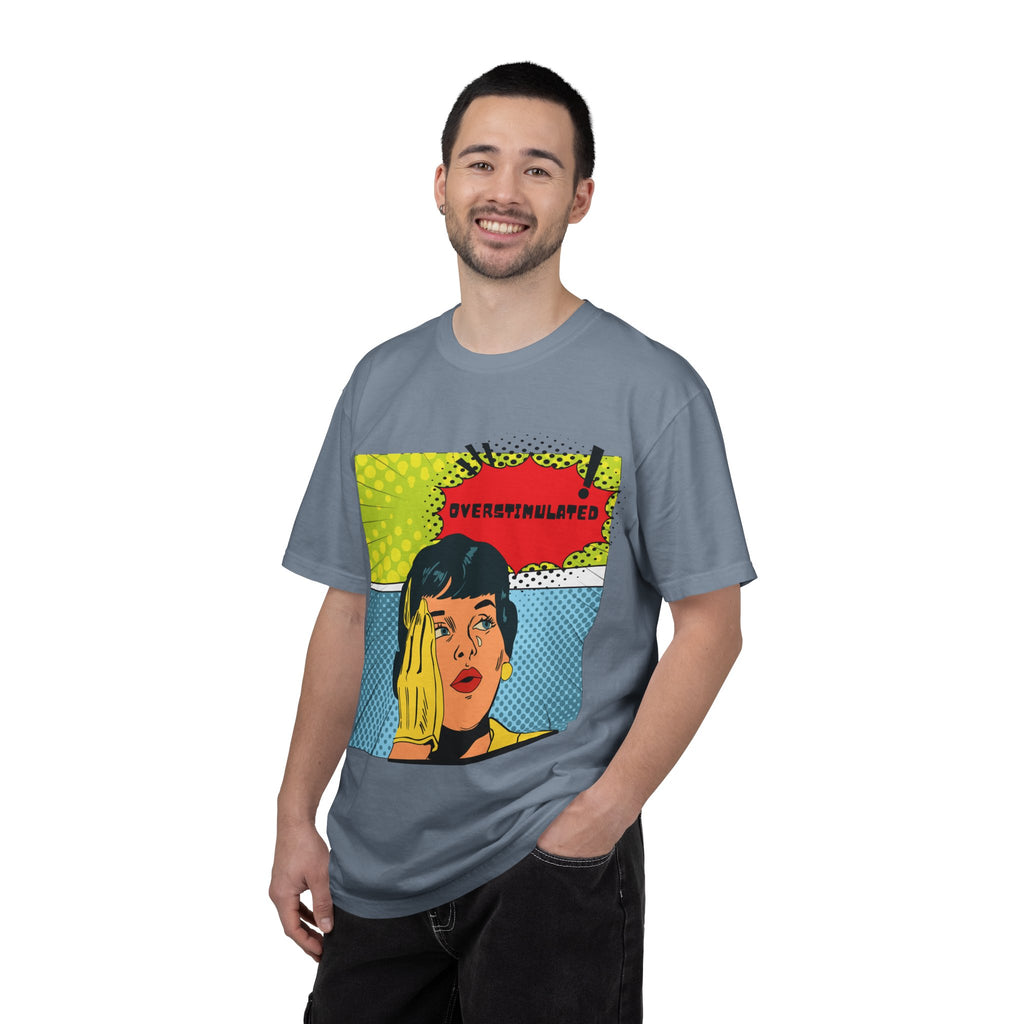 Pop Art 'Overstimulated' Graphic T-Shirt