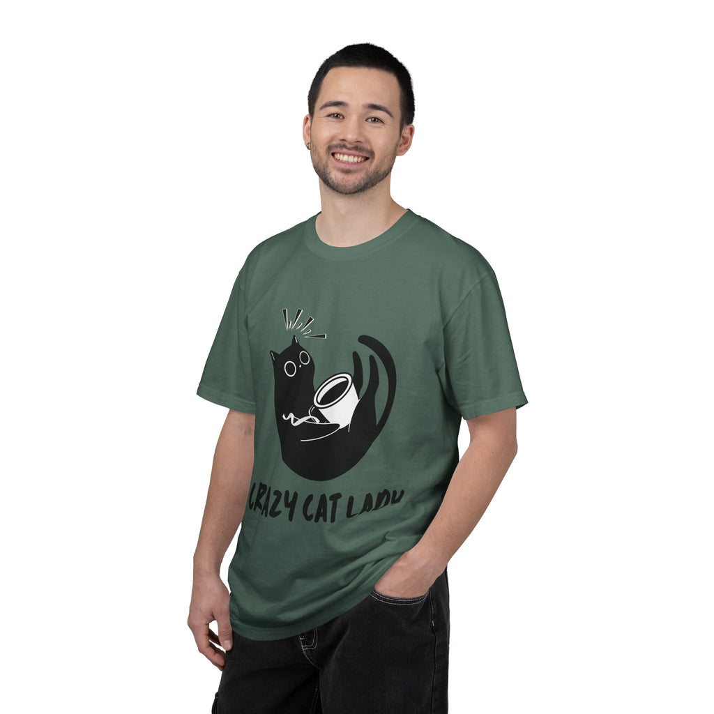 Crazy Cat Lady T-Shirt — Cute Black Cat Graphic Tee