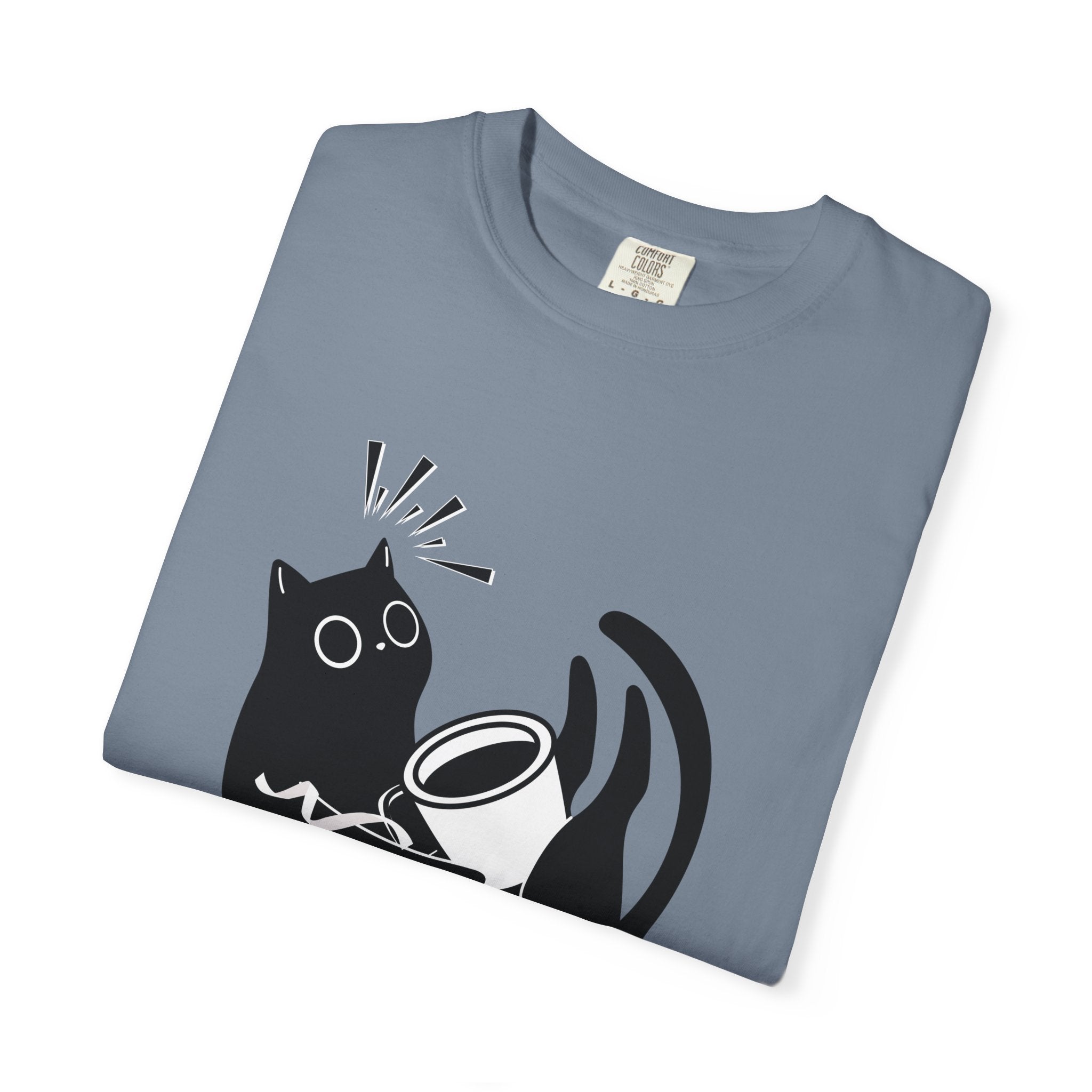 Crazy Cat Lady T-Shirt — Cute Black Cat Graphic Tee