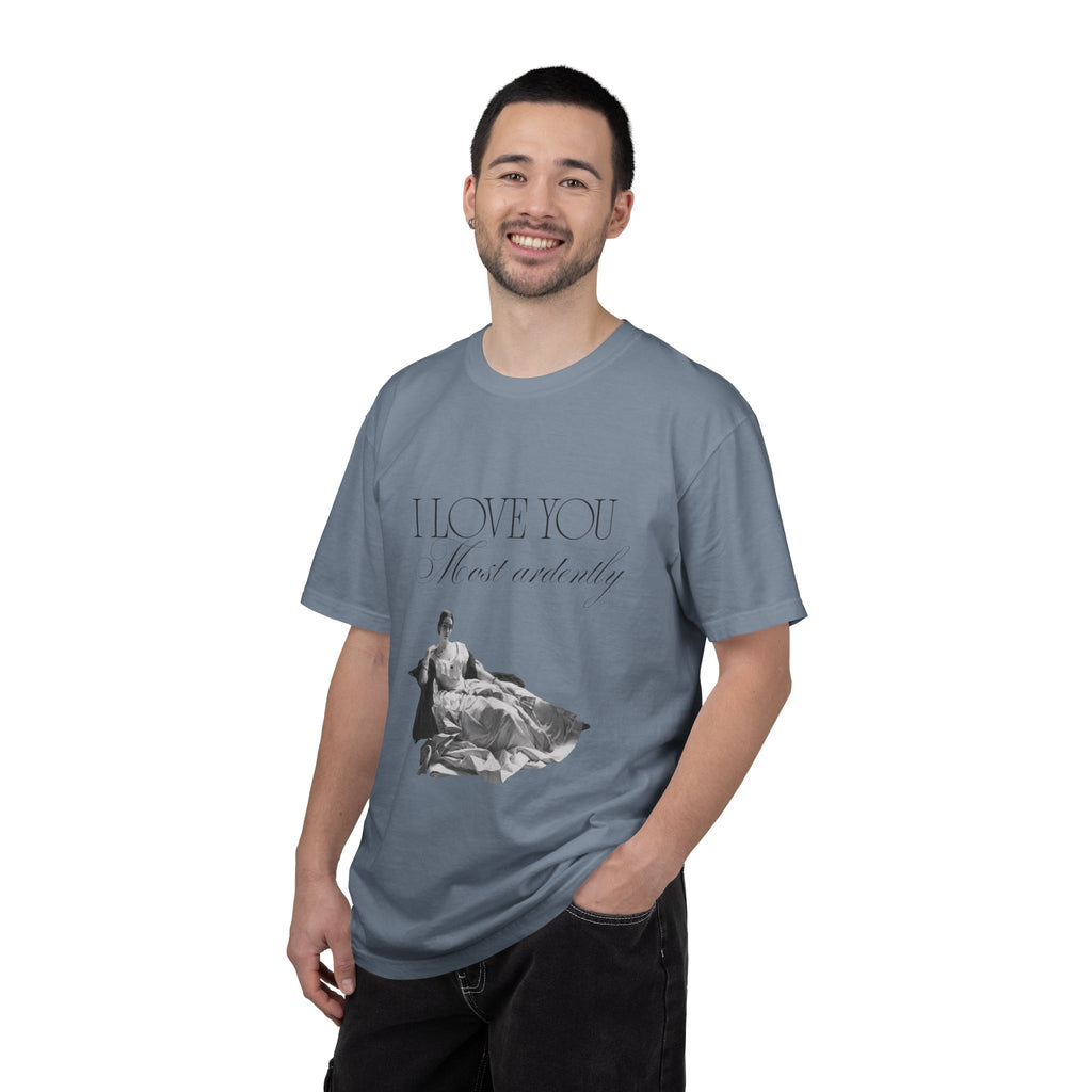 Romantic Vintage 'I Love You Most Ardently' T-Shirt