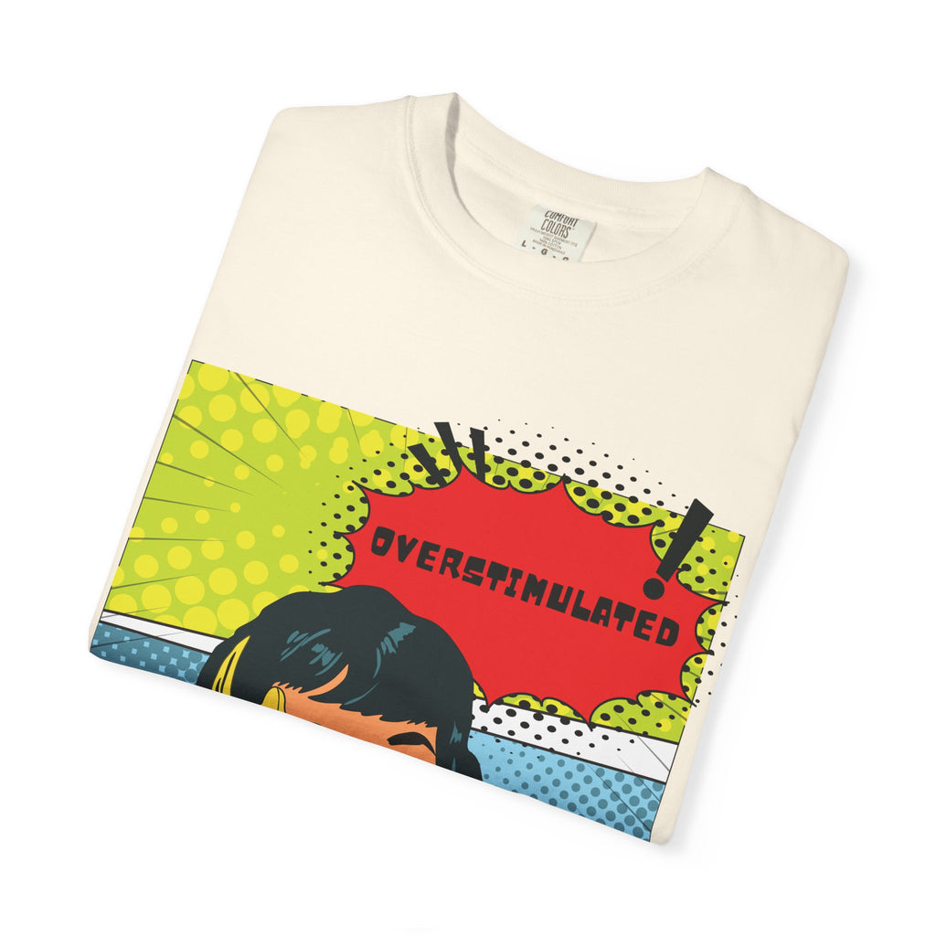 Pop Art 'Overstimulated' Graphic T-Shirt