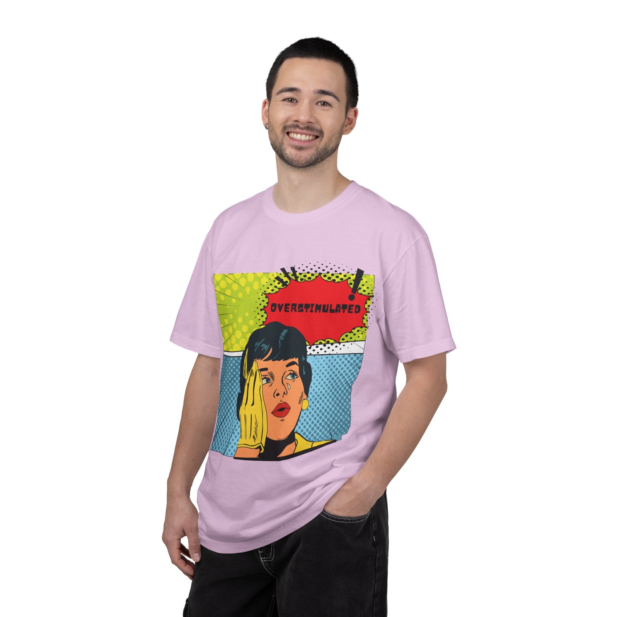 Pop Art 'Overstimulated' Graphic T-Shirt