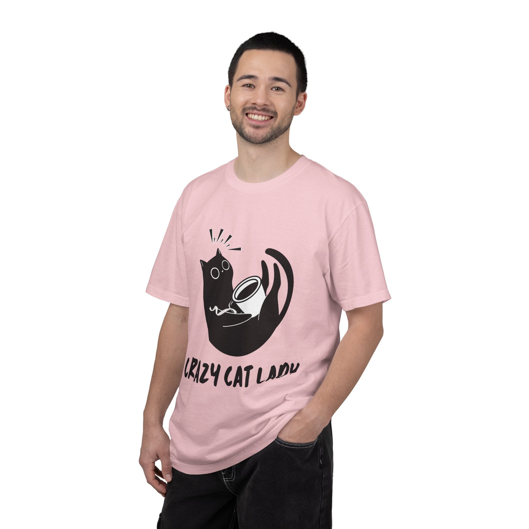 Crazy Cat Lady T-Shirt — Cute Black Cat Graphic Tee
