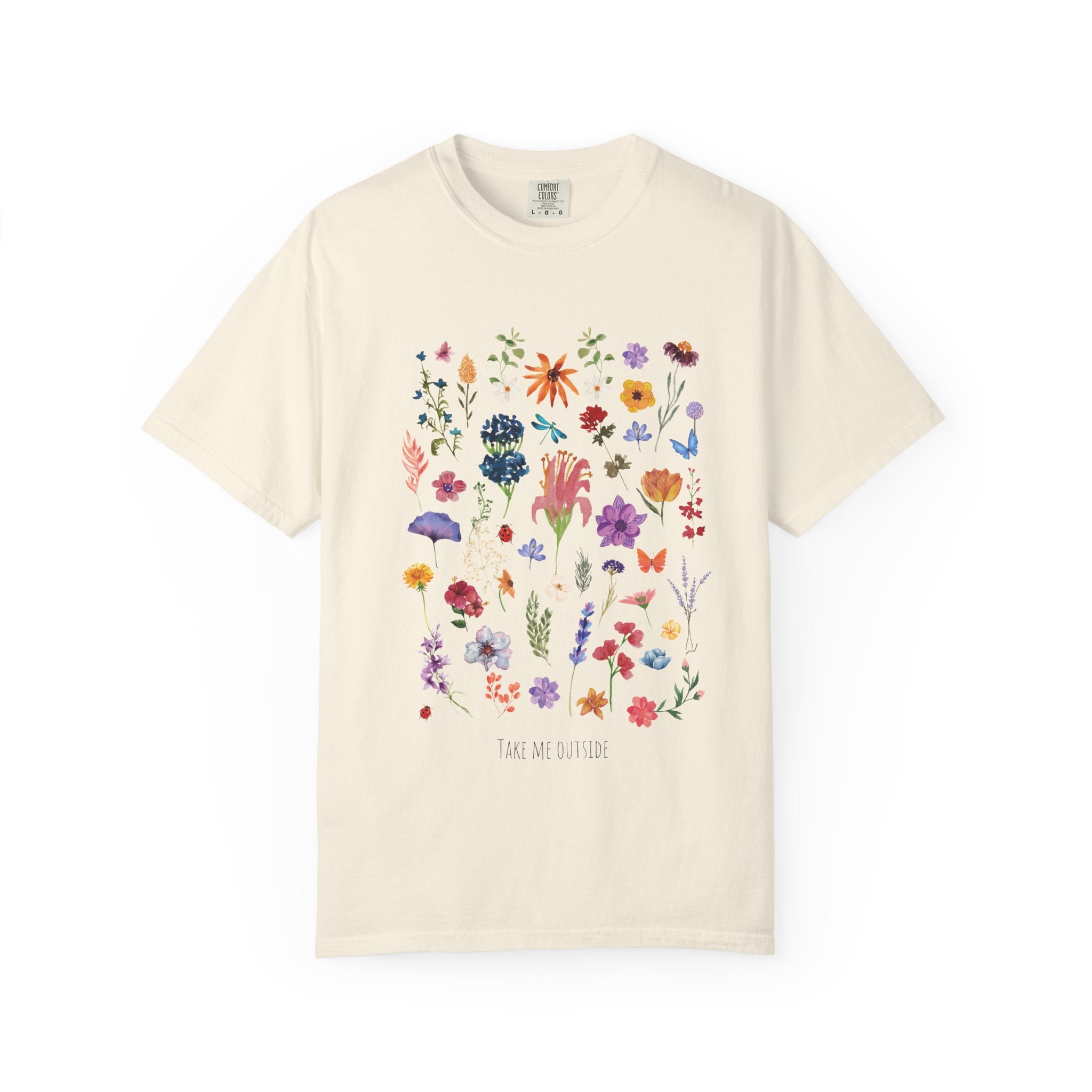 Floral Wildflower Bouquet T-Shirt — Take me Outside Graphic Tee