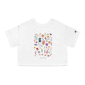 Cropped T-Shirt — Wildflower Garden Floral Tee ("Take Me Outside")