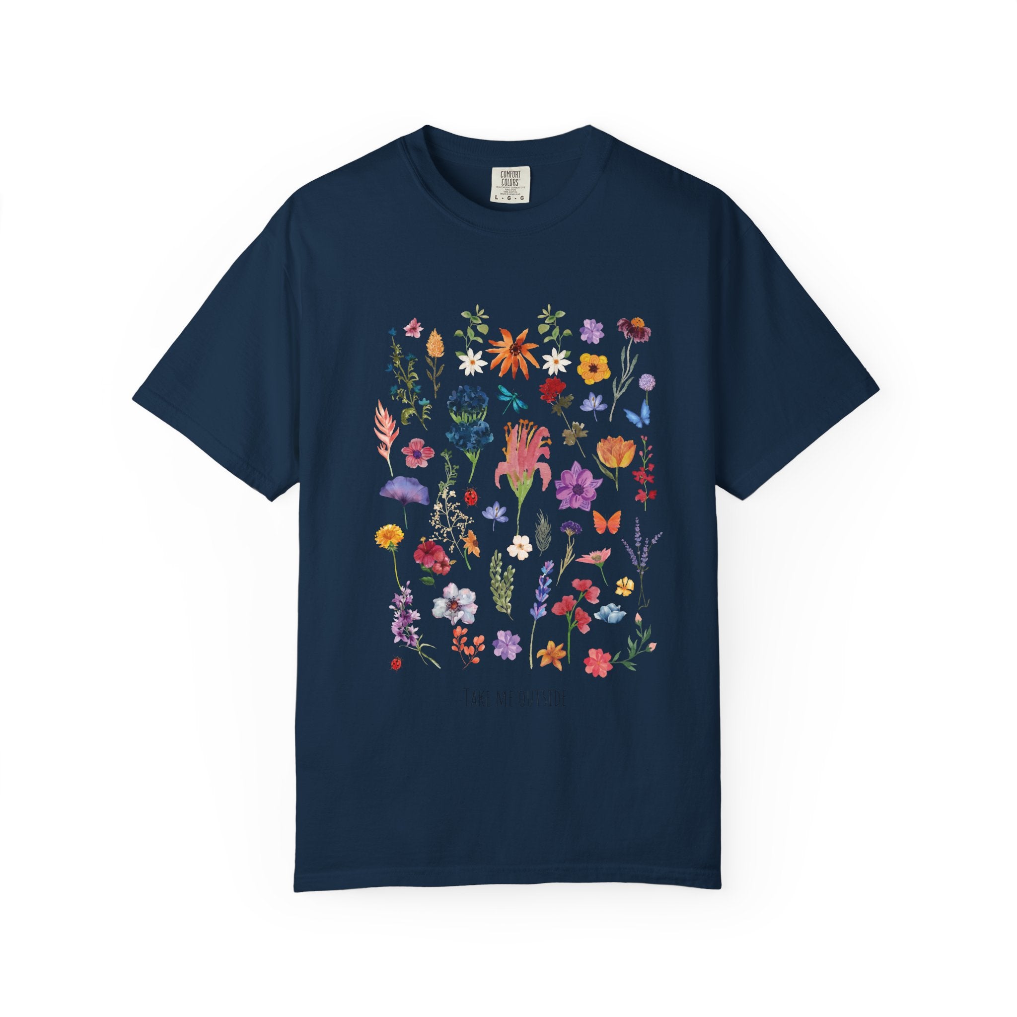 Floral Wildflower Tee — “The Mother” Graphic Botanical T-Shirt