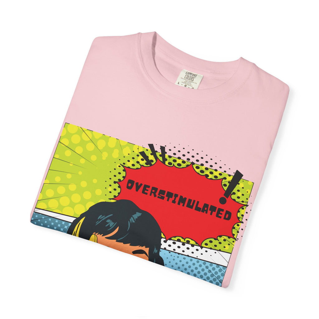 Pop Art 'Overstimulated' Graphic T-Shirt