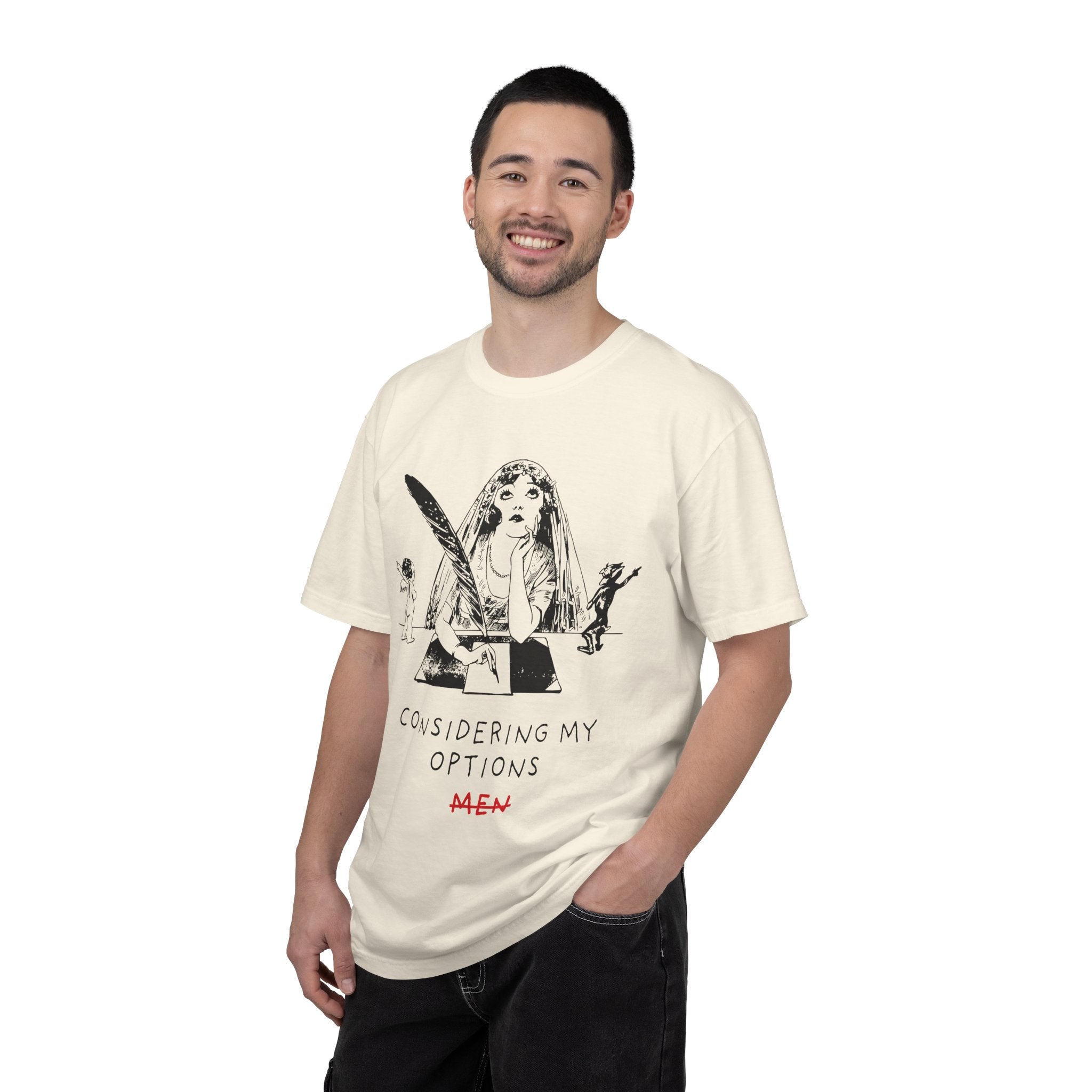 Considering My Options Men T‑Shirt — Feminist Graphic Tee