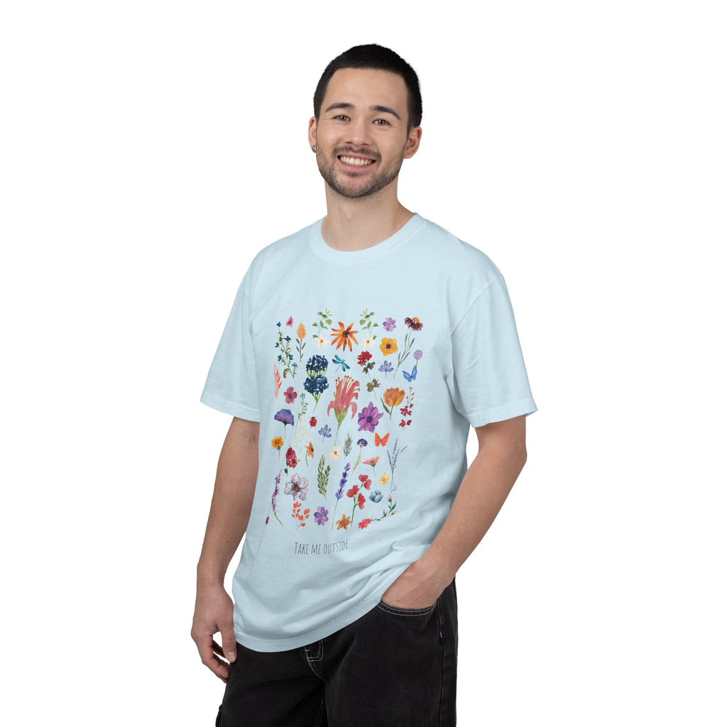 Floral Wildflower Tee — “The Mother” Graphic Botanical T-Shirt