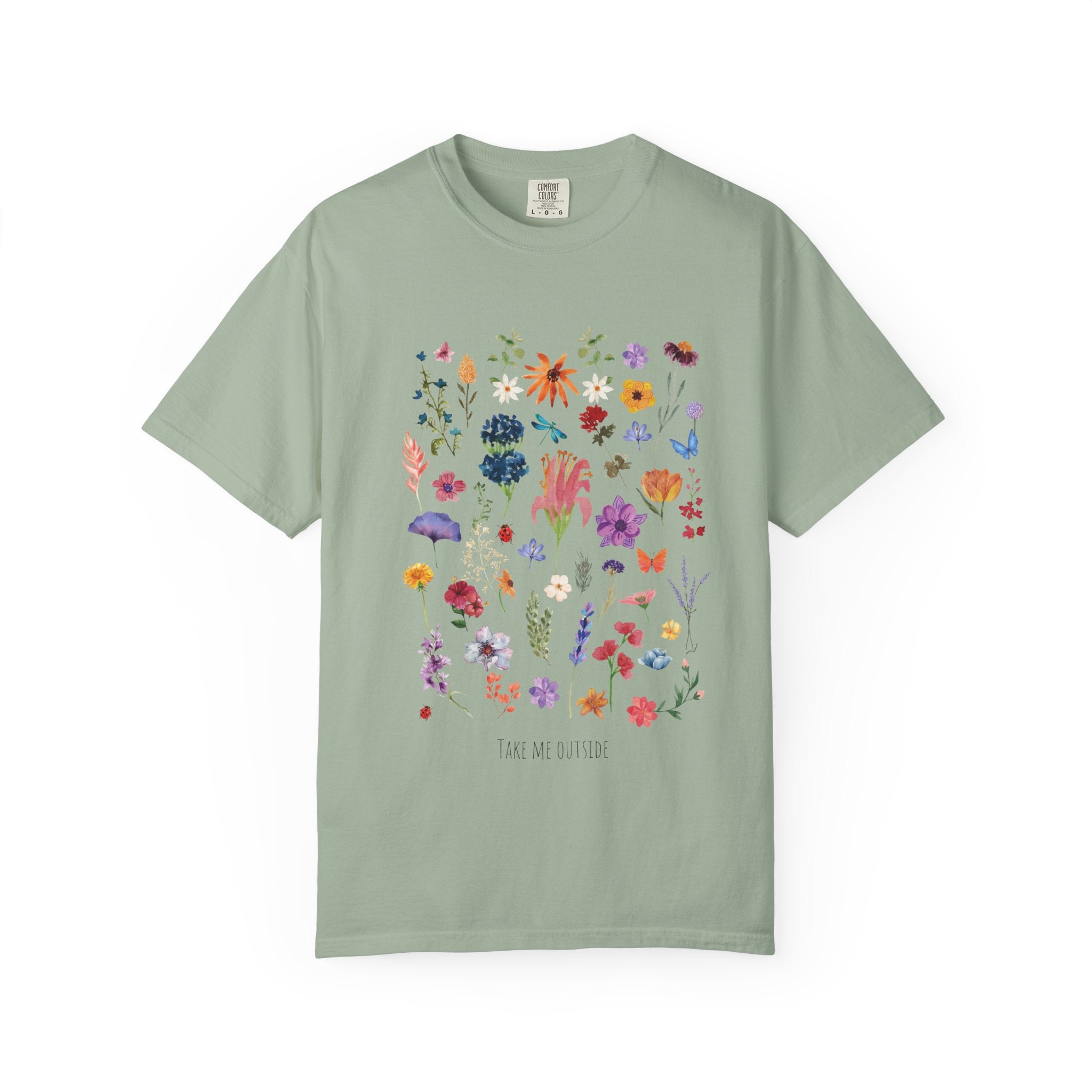 Floral Wildflower Bouquet T-Shirt — Take me Outside Graphic Tee