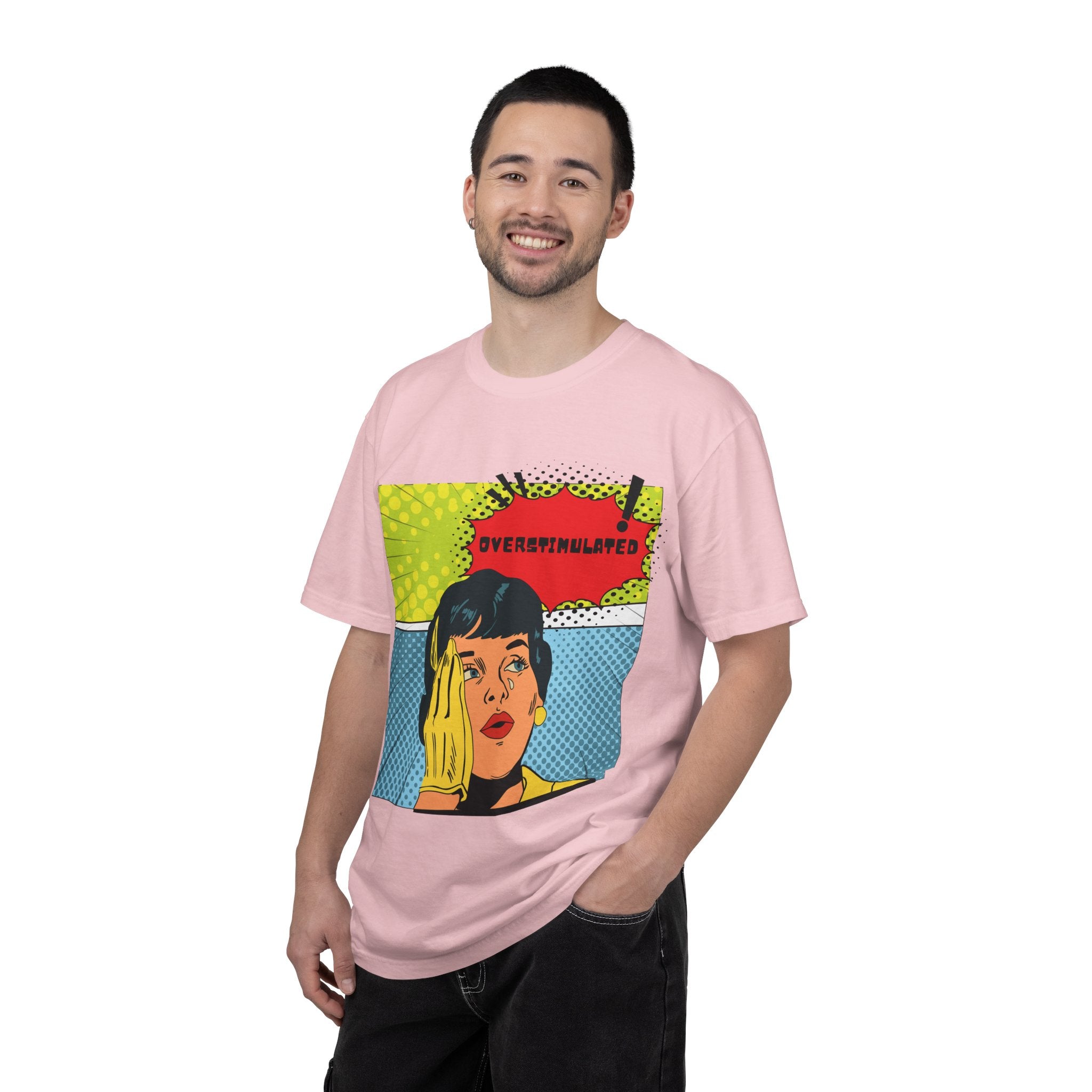 Pop Art 'Overstimulated' Graphic T-Shirt