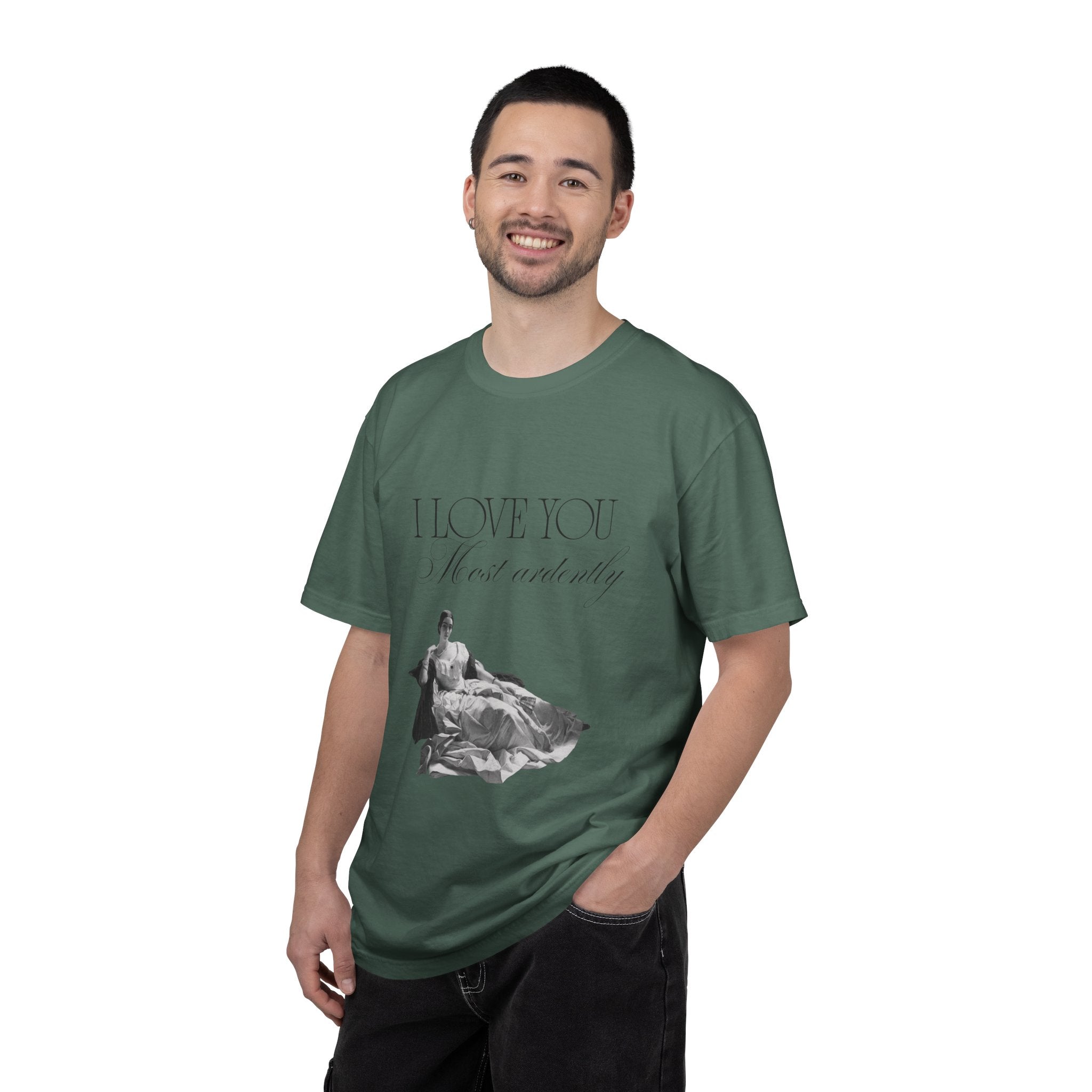 Romantic Vintage 'I Love You Most Ardently' T-Shirt
