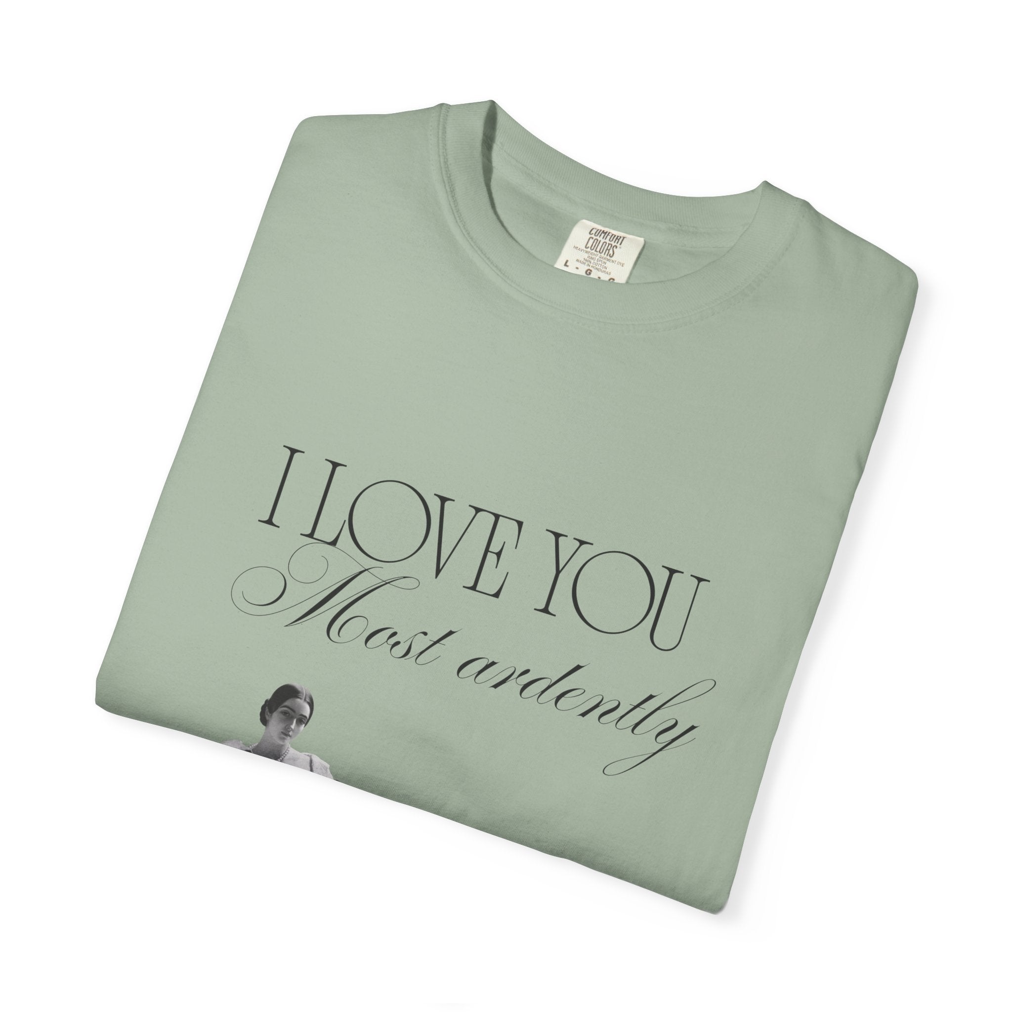Romantic Vintage 'I Love You Most Ardently' T-Shirt