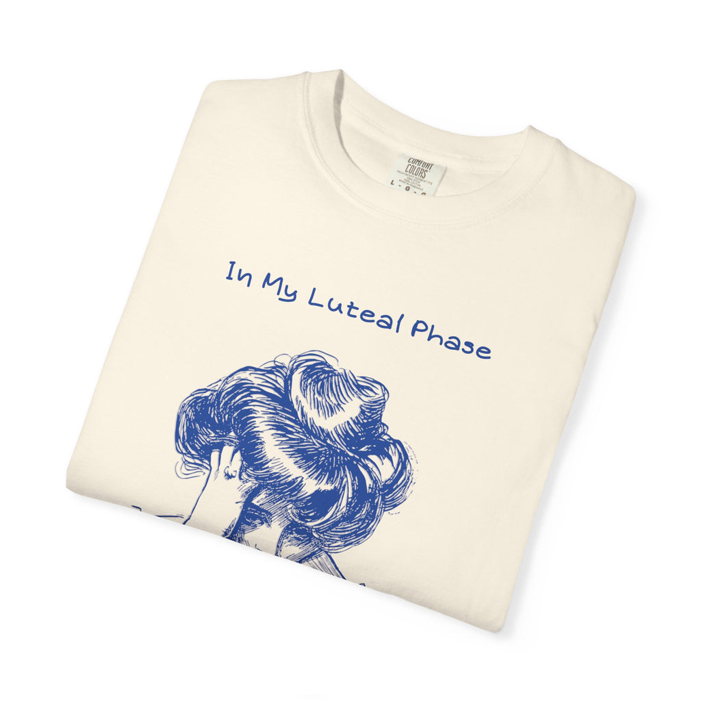 Luteal Phase Vintage Illustration Tee — "In My Luteal Phase" T-Shirt
