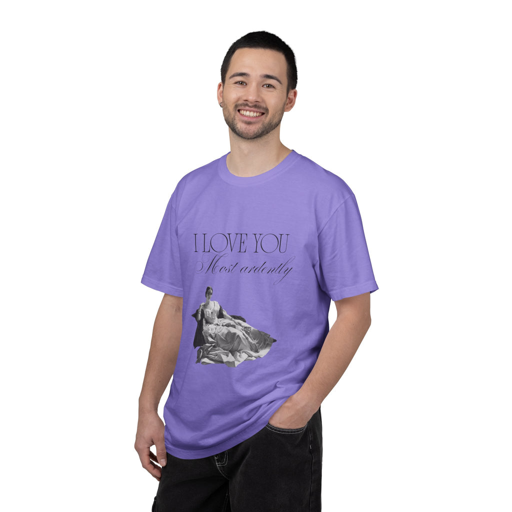 Romantic Vintage 'I Love You Most Ardently' T-Shirt