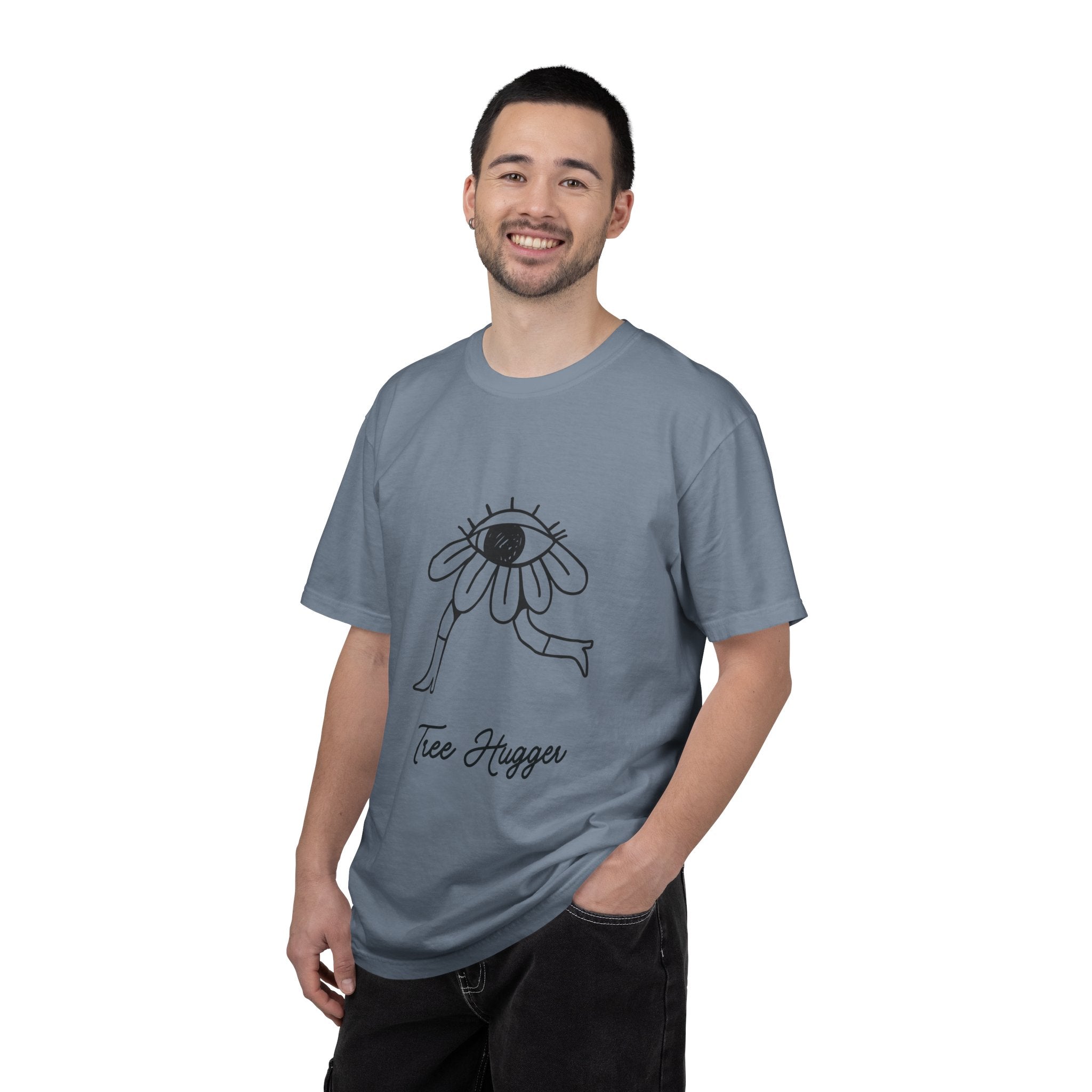 Tree Hugger Graphic T-Shirt — Daisy Eye Illustration