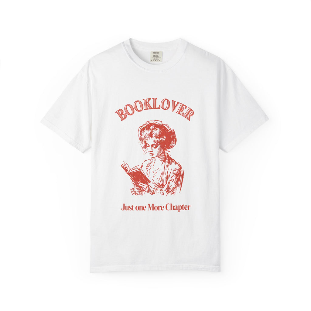 Booklover T-Shirt — "Just One More Chapter" Vintage Reader Tee