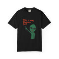 Alien Pointing T‑Shirt — "This Is My Human Suit" Graphic Tee