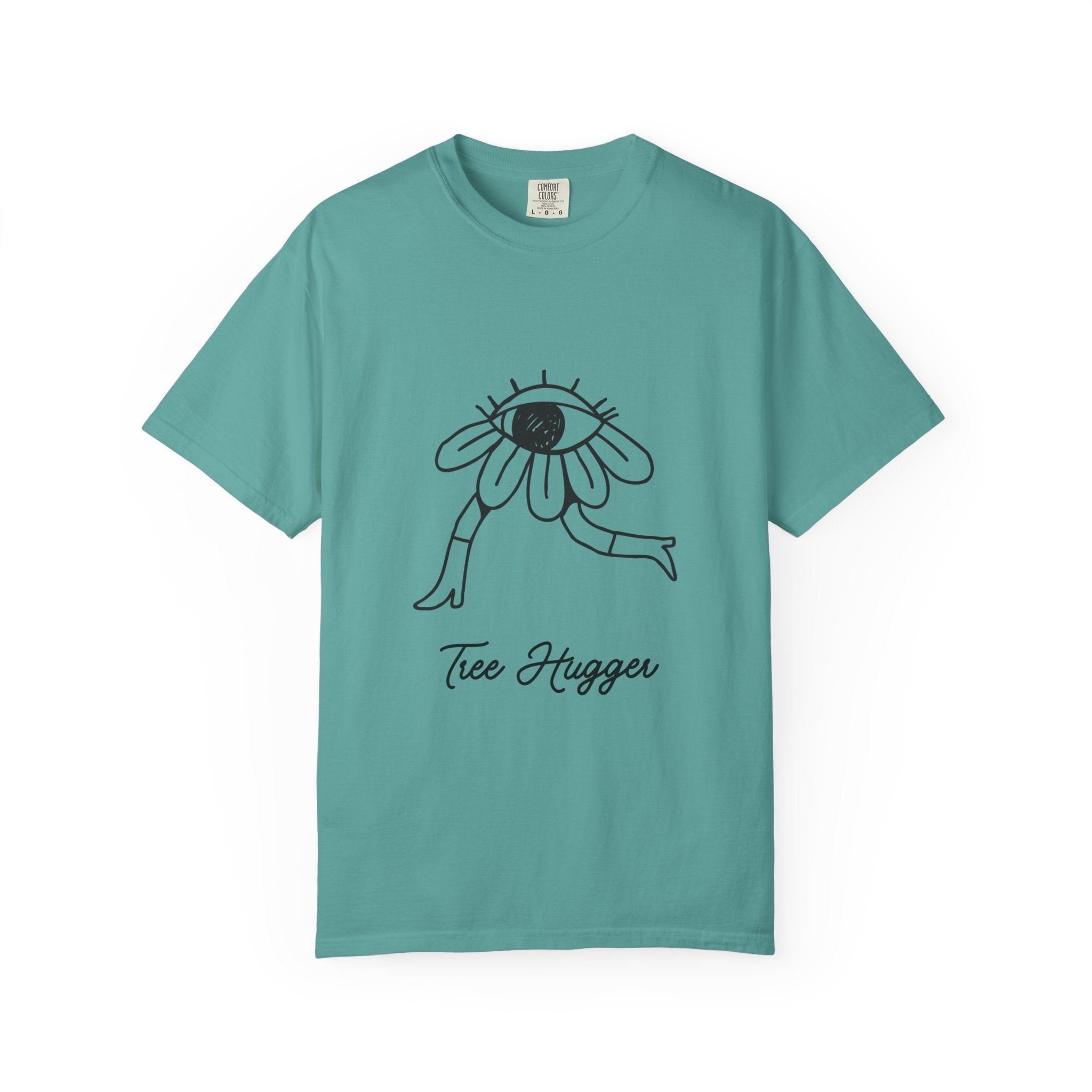 Tree Hugger Graphic T-Shirt — Daisy Eye Illustration